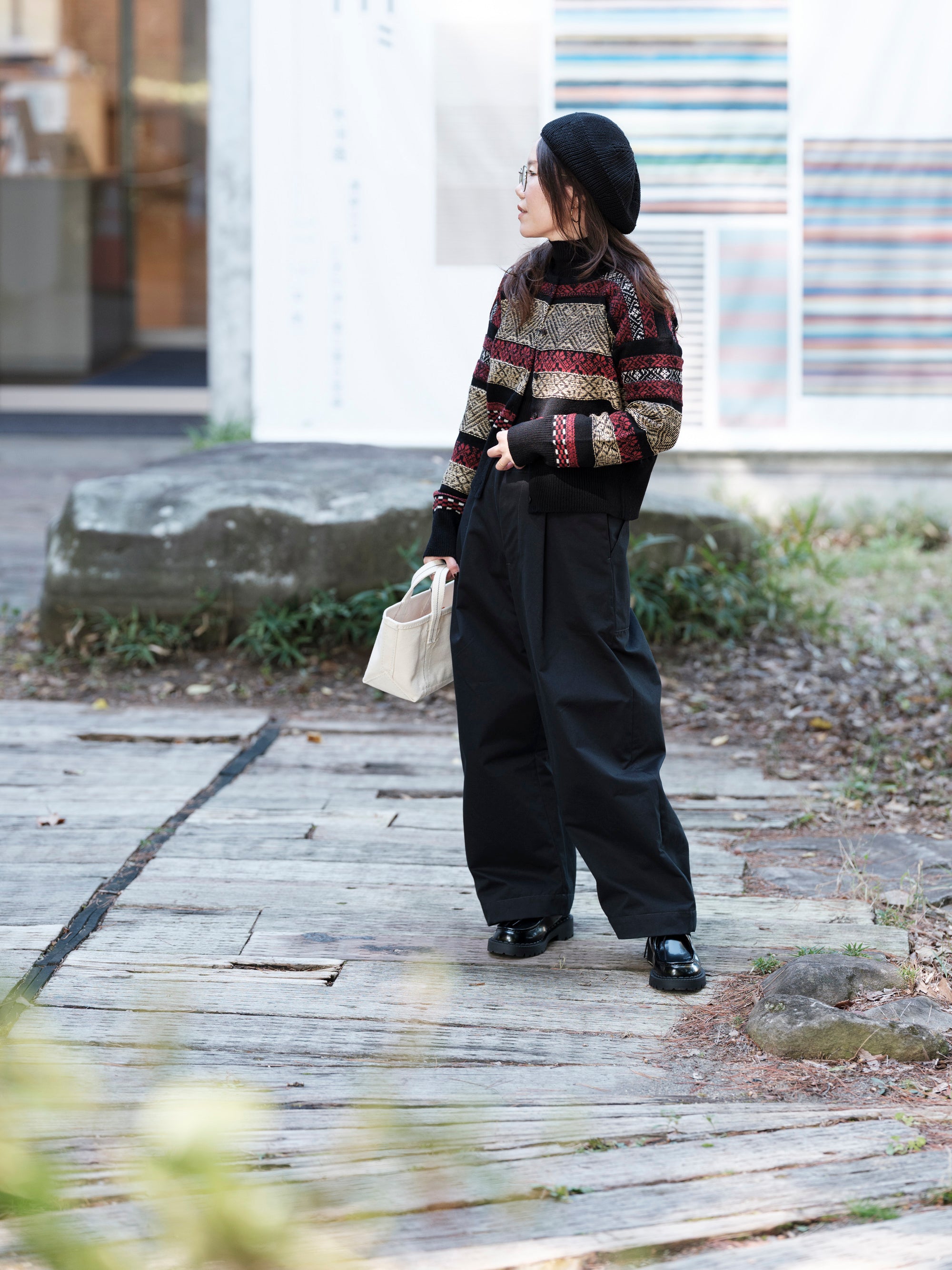 ASEEDONCLOUD/Seiyako jacquard/cardigan