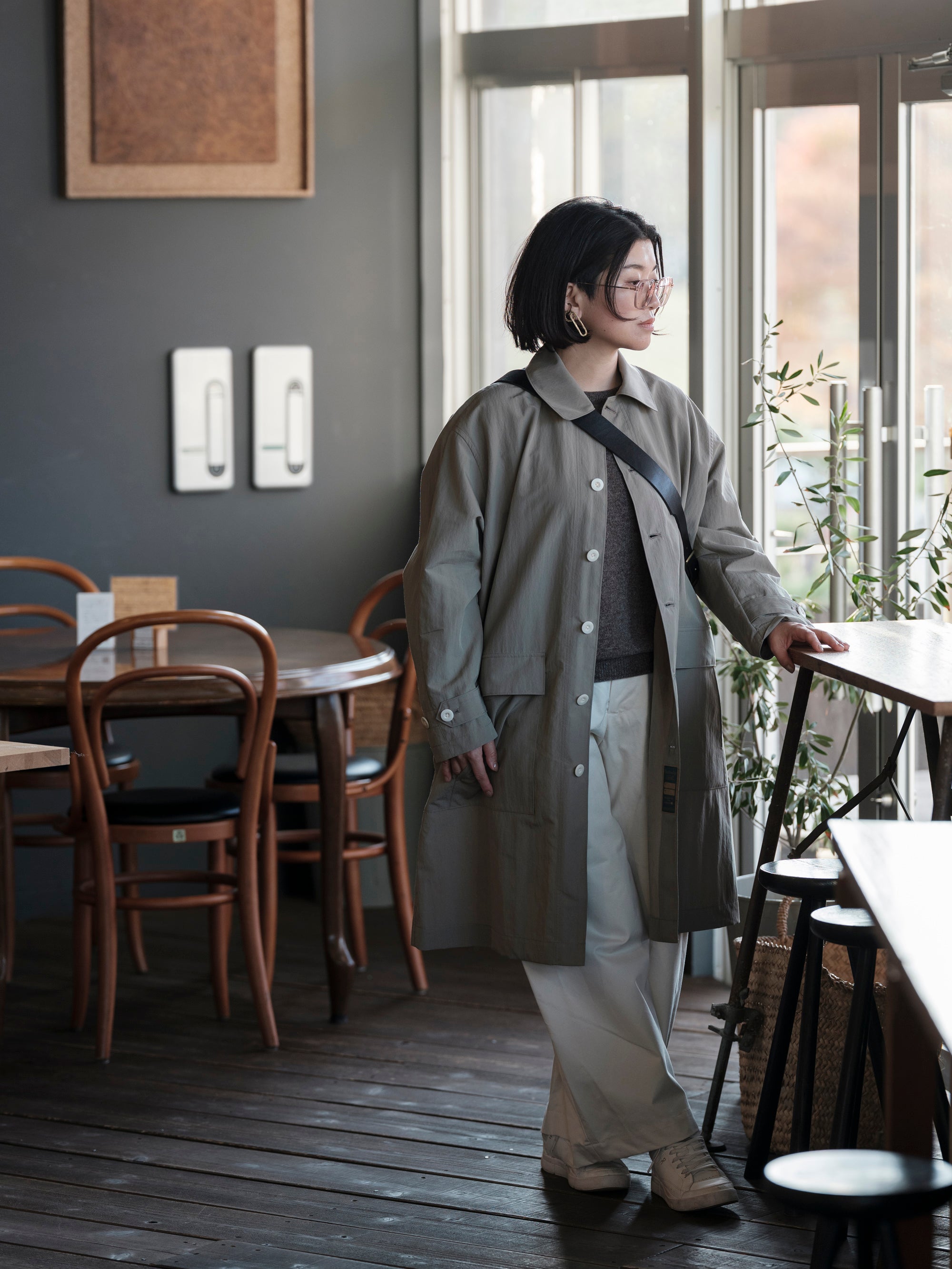 HW overcoat Cotton nylon weather｜ASEEDONCLOUD