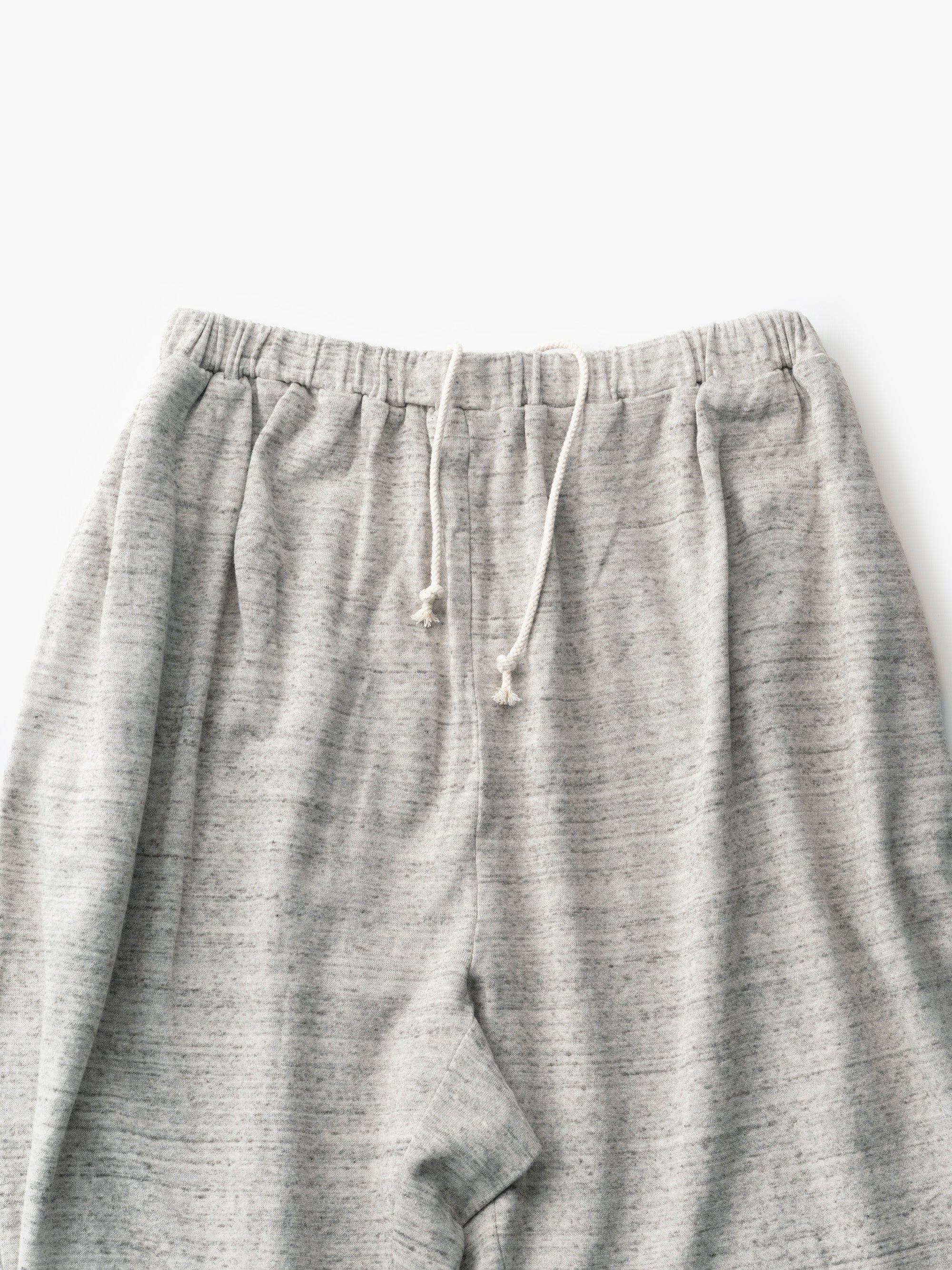 yohaku/緑綿ガーゼ微起毛/ワイドスウェットパンツ