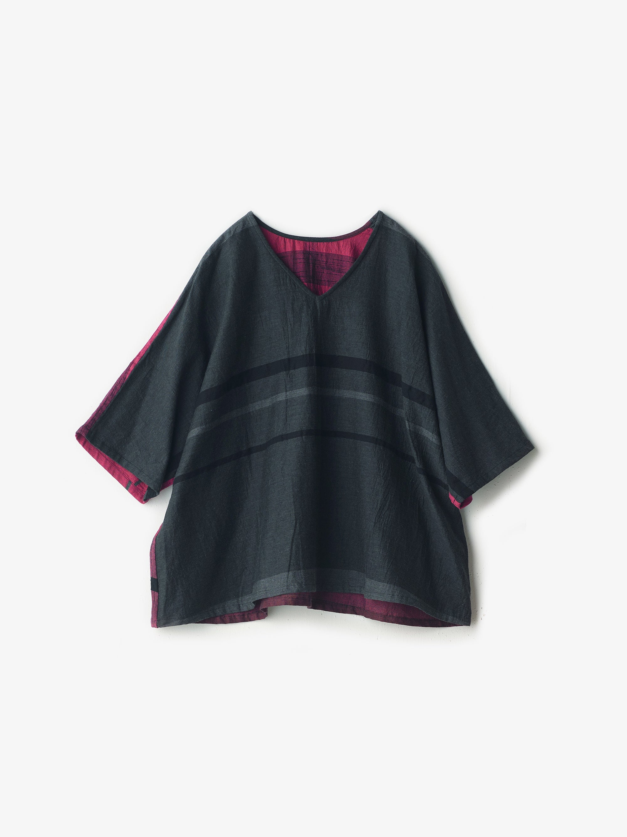 タマキニイメ　fuwa-T 五分袖　cotton100% fuwa-T half sleeves cotton｜tamaki niime 玉木新雌
