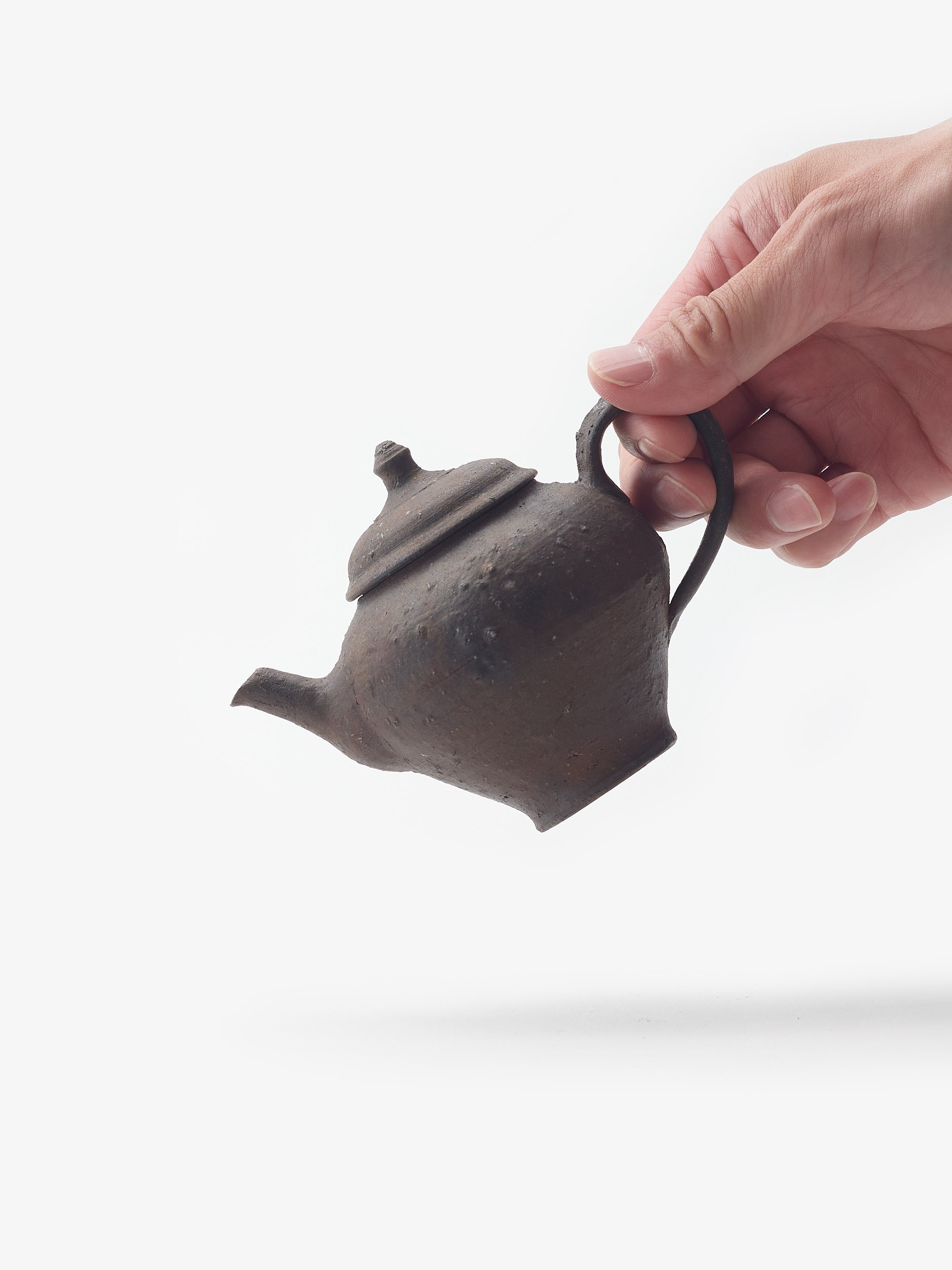 境知子/南蛮焼締/茶壷