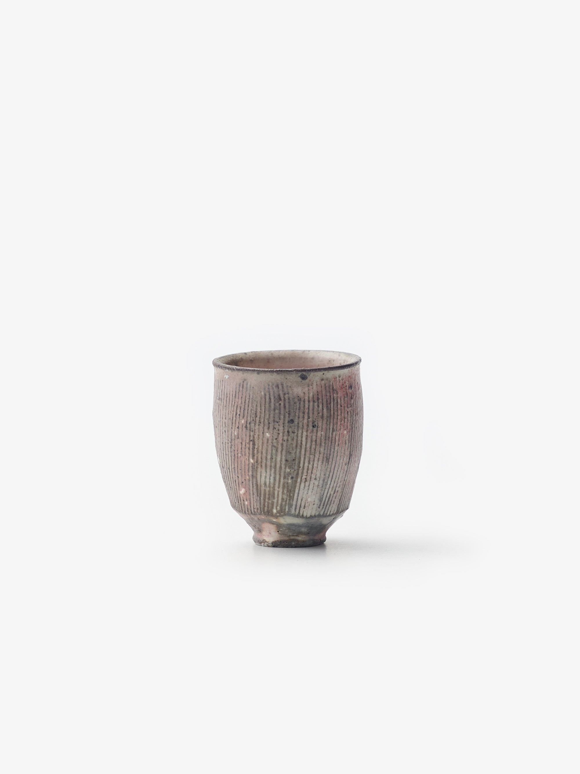 境道一/粉引き/茶杯