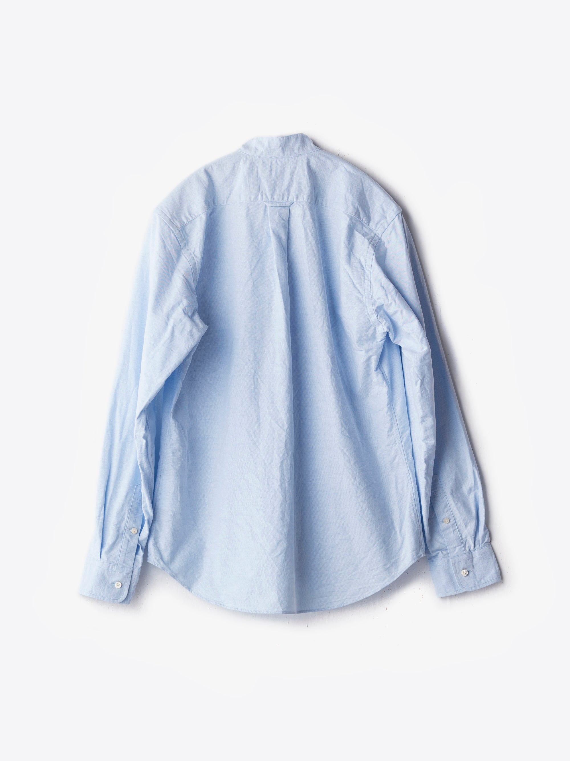 classico/h.b スタンドカラーシャツ/organic oxford