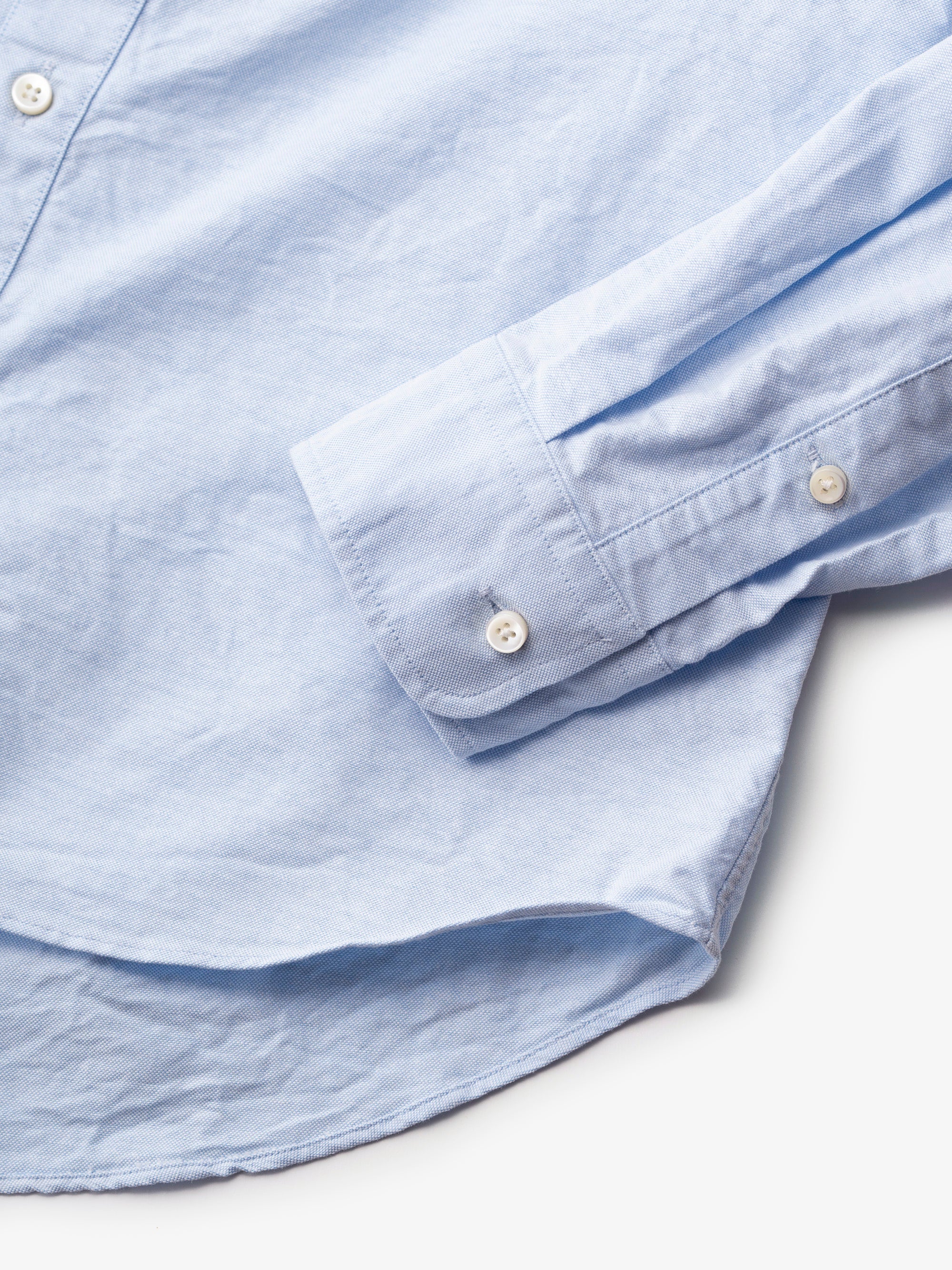 classico/h.b スタンドカラーシャツ/organic oxford