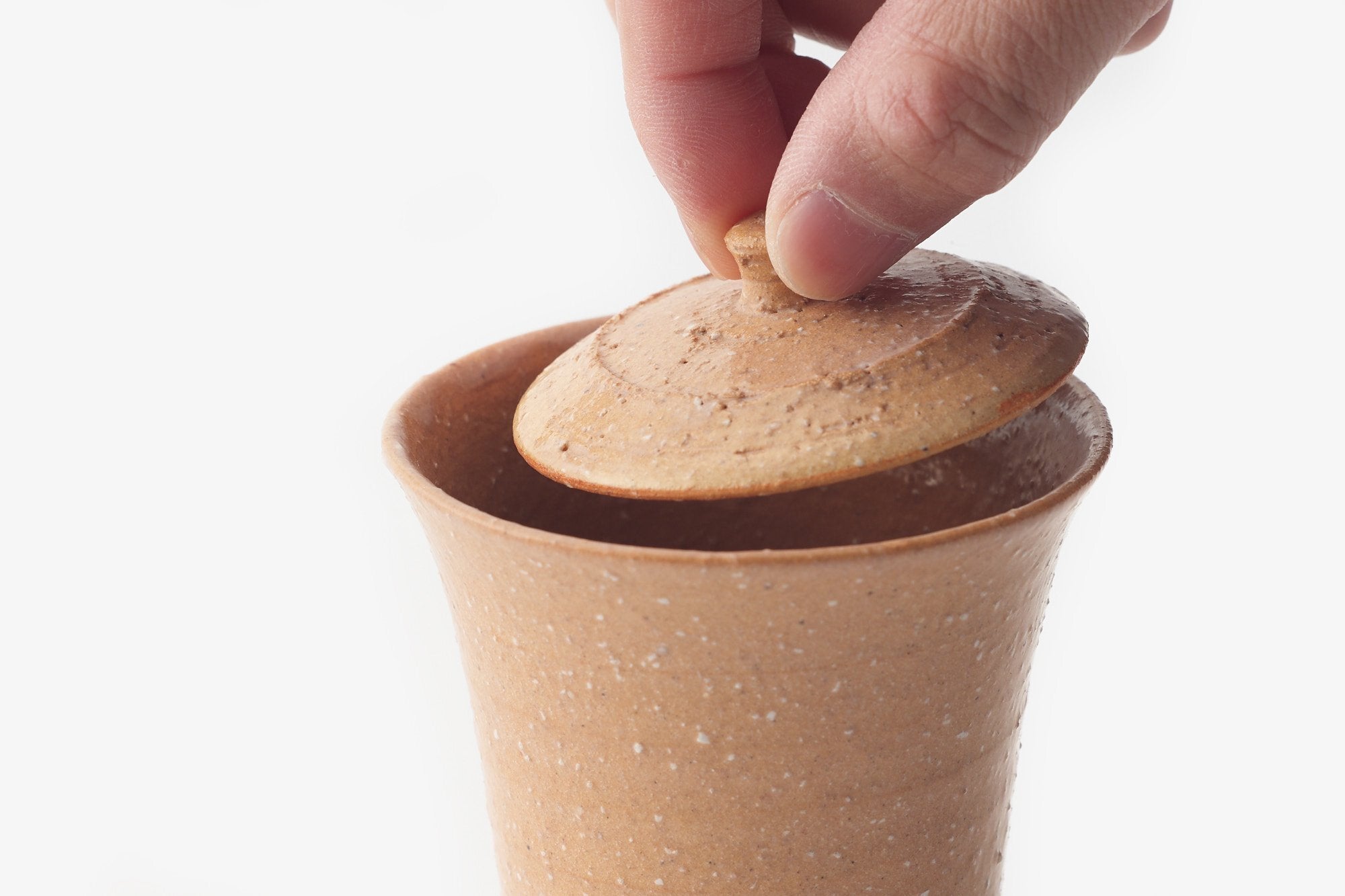 蓋付碗 小 萩土/乙なもの