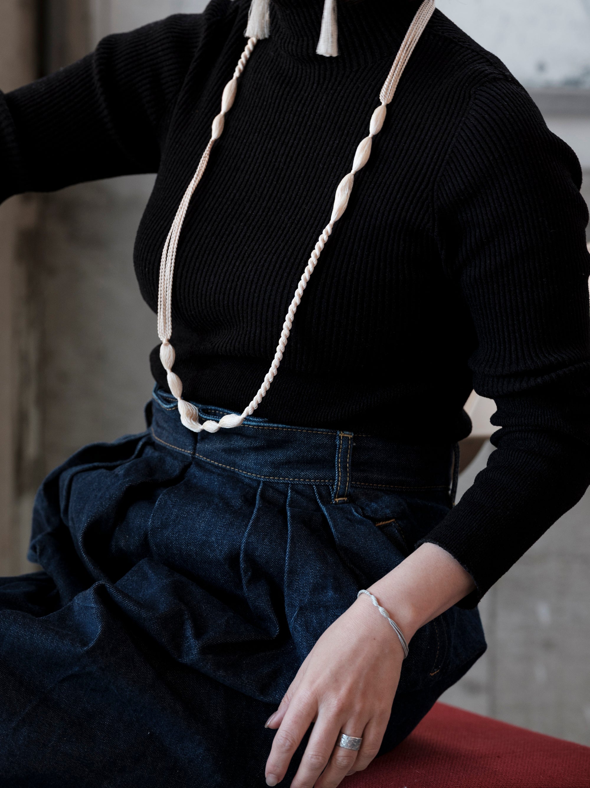 Hue Rain/循環ロングネックレス（納期2-8週間）