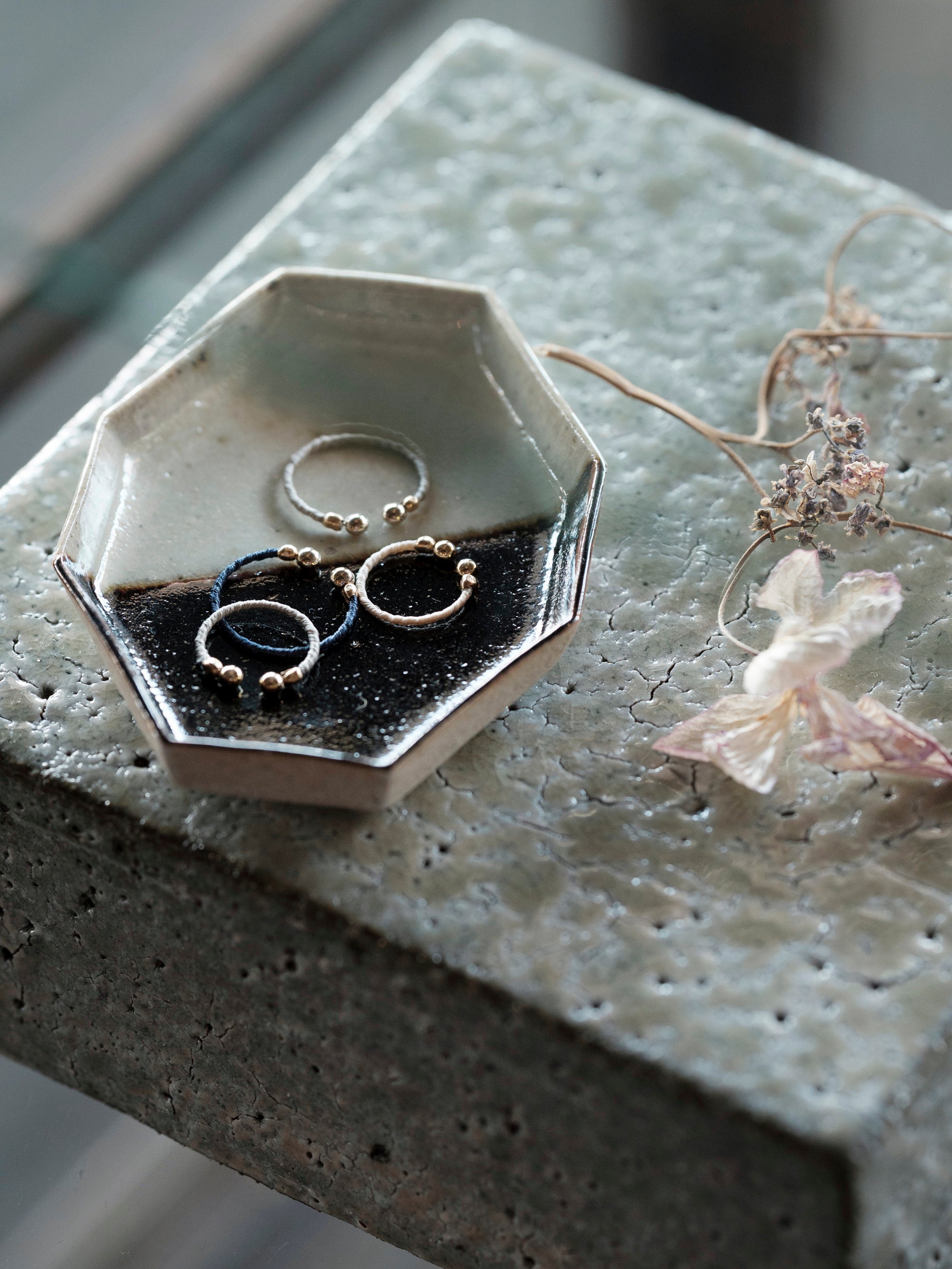 朝鮮唐津八角小皿｜健太郎窯