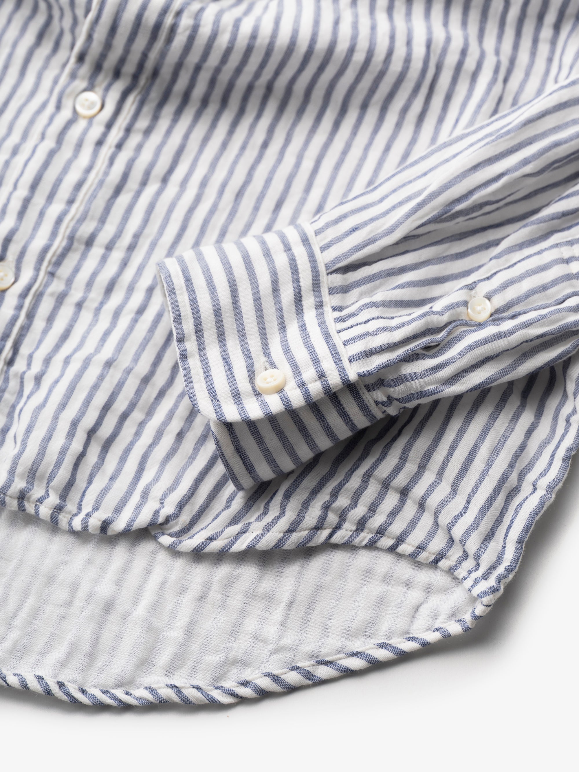 h.b b.dシャツ ダブルガーゼ ストライプ｜classico