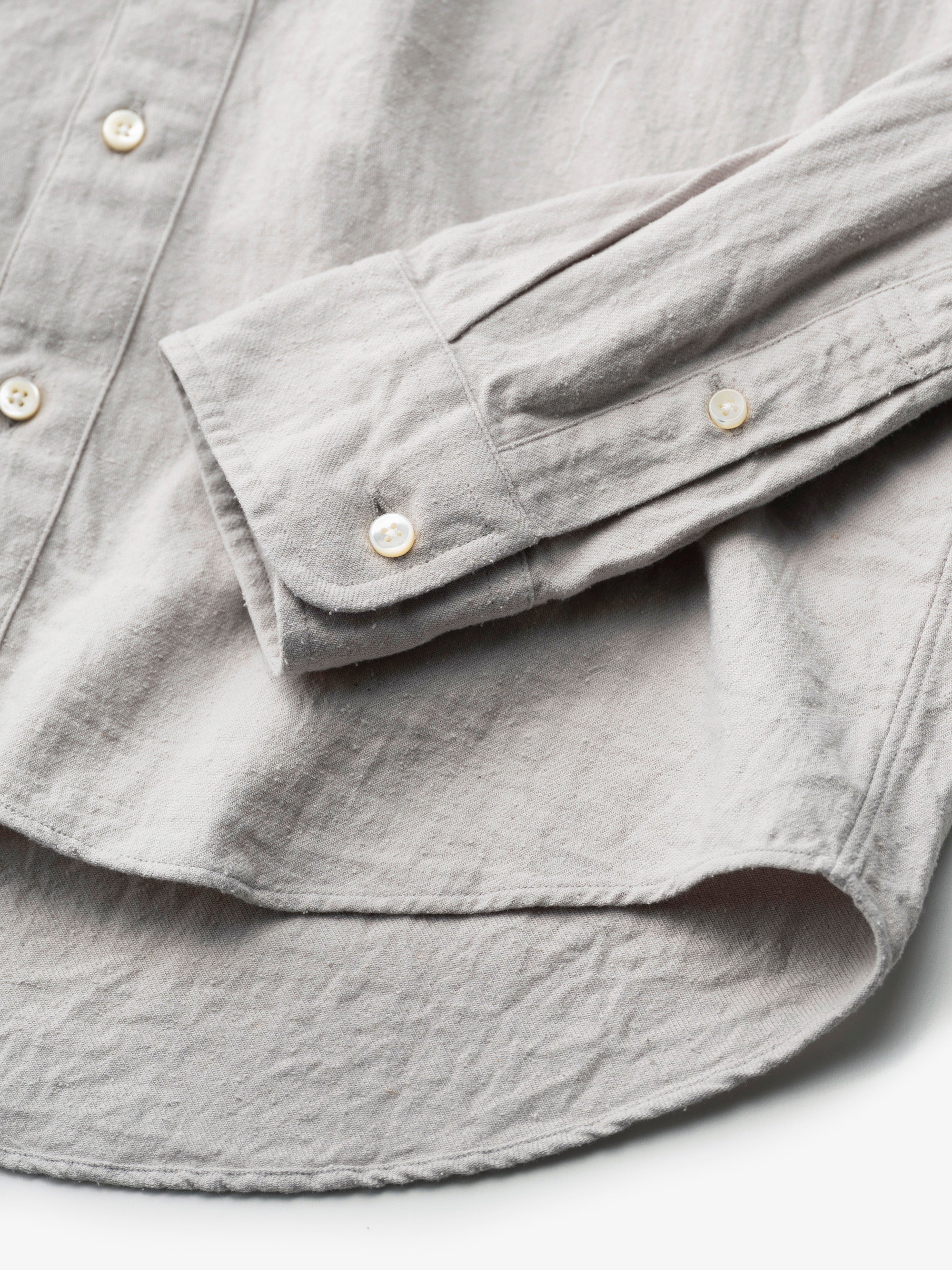 classico/h.b スタンドカラーシャツ/コットンシルク ビエラ