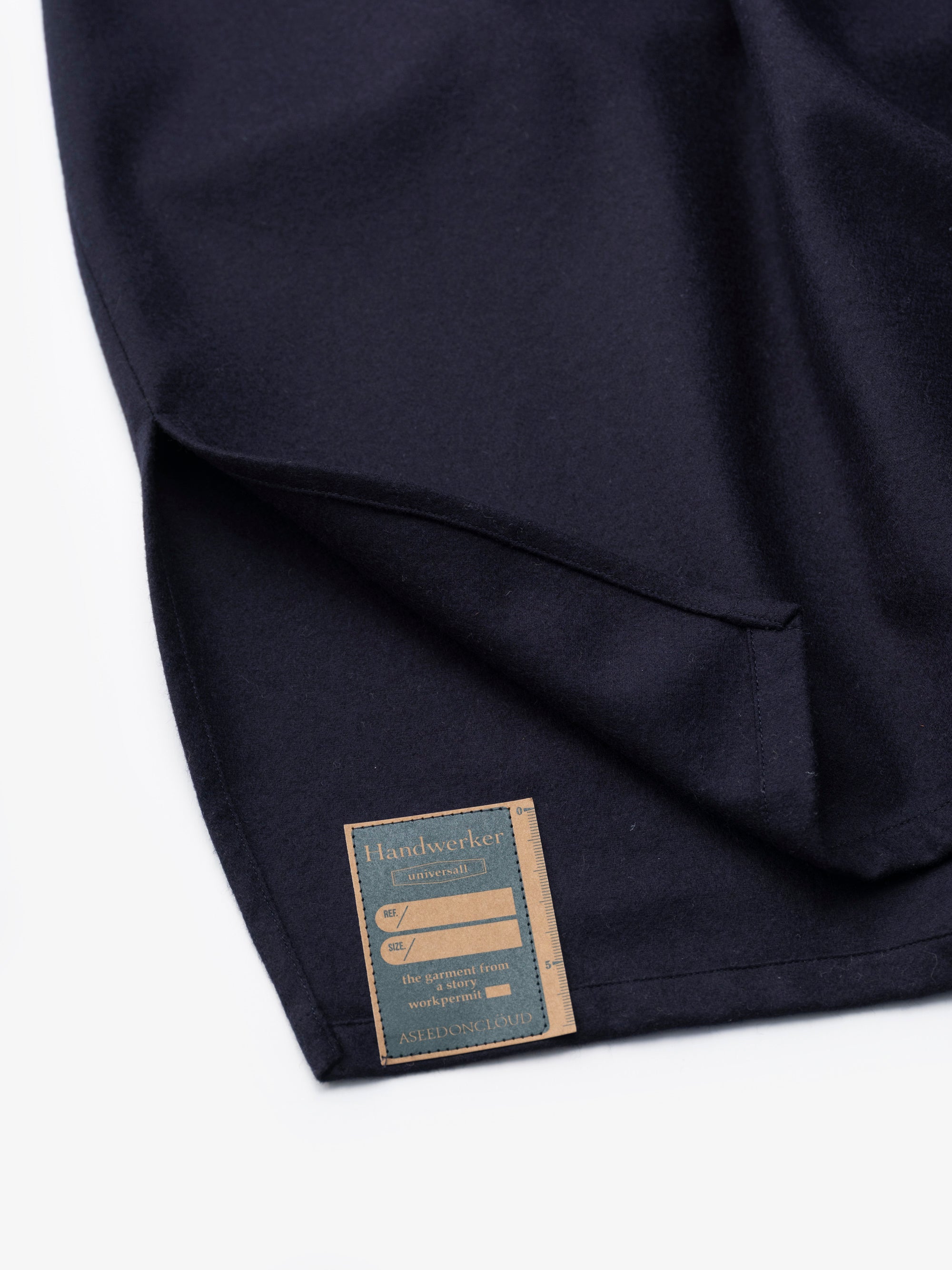 HW zip dress Flannel｜ASEEDONCLOUD