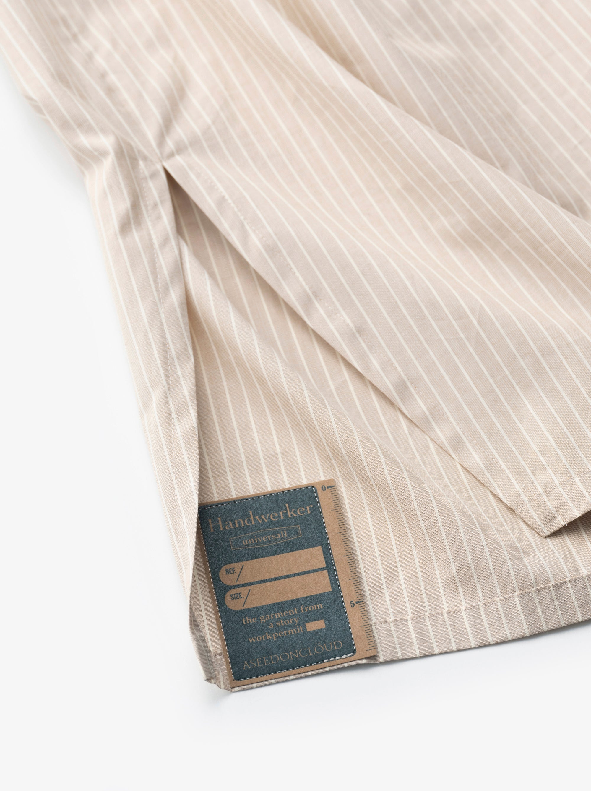 HW zip dress Stripe｜ASEEDONCLOUD