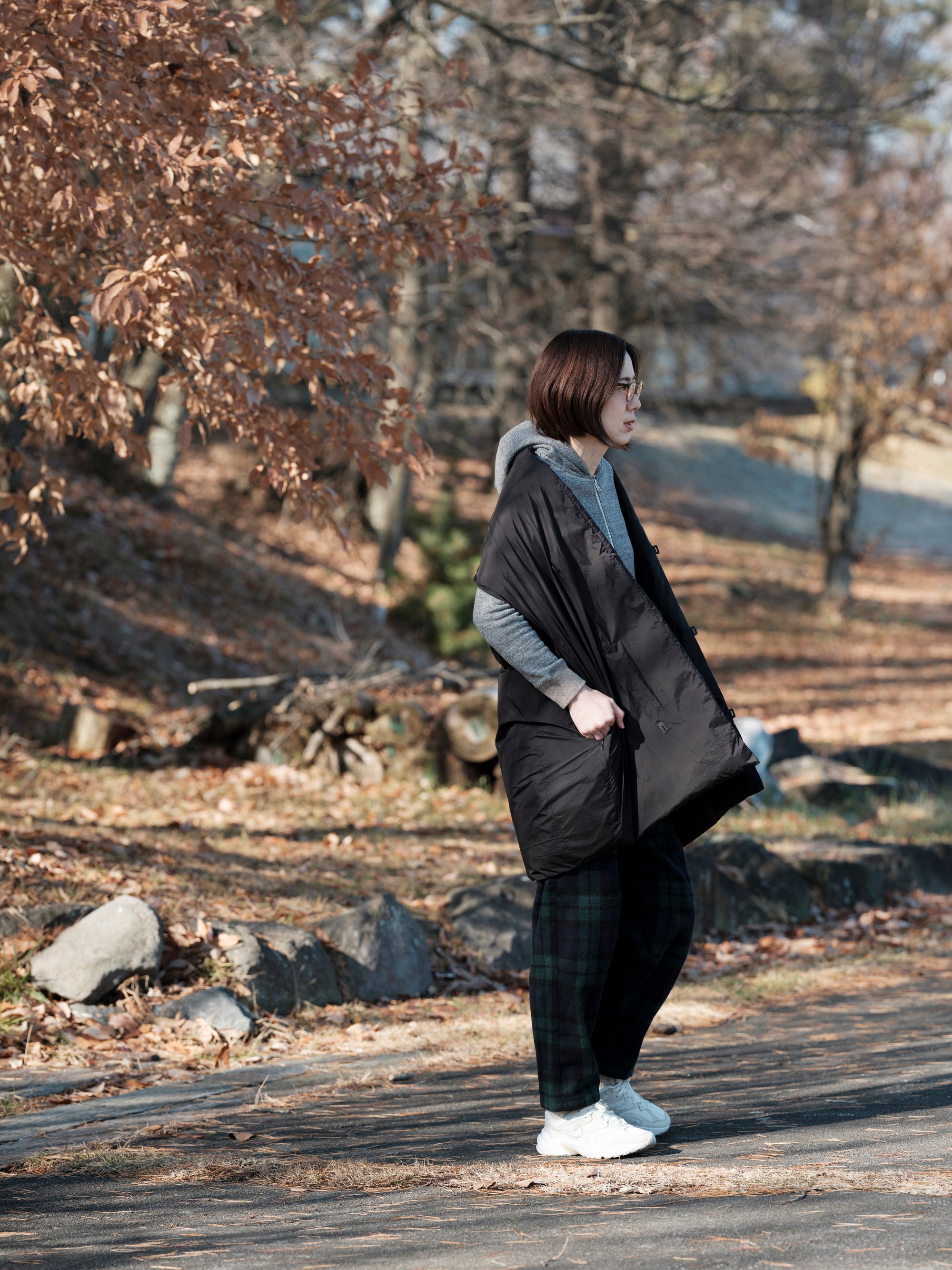 産地コラボもんぺ 尾州 ブラックウォッチ｜うなぎの寝床