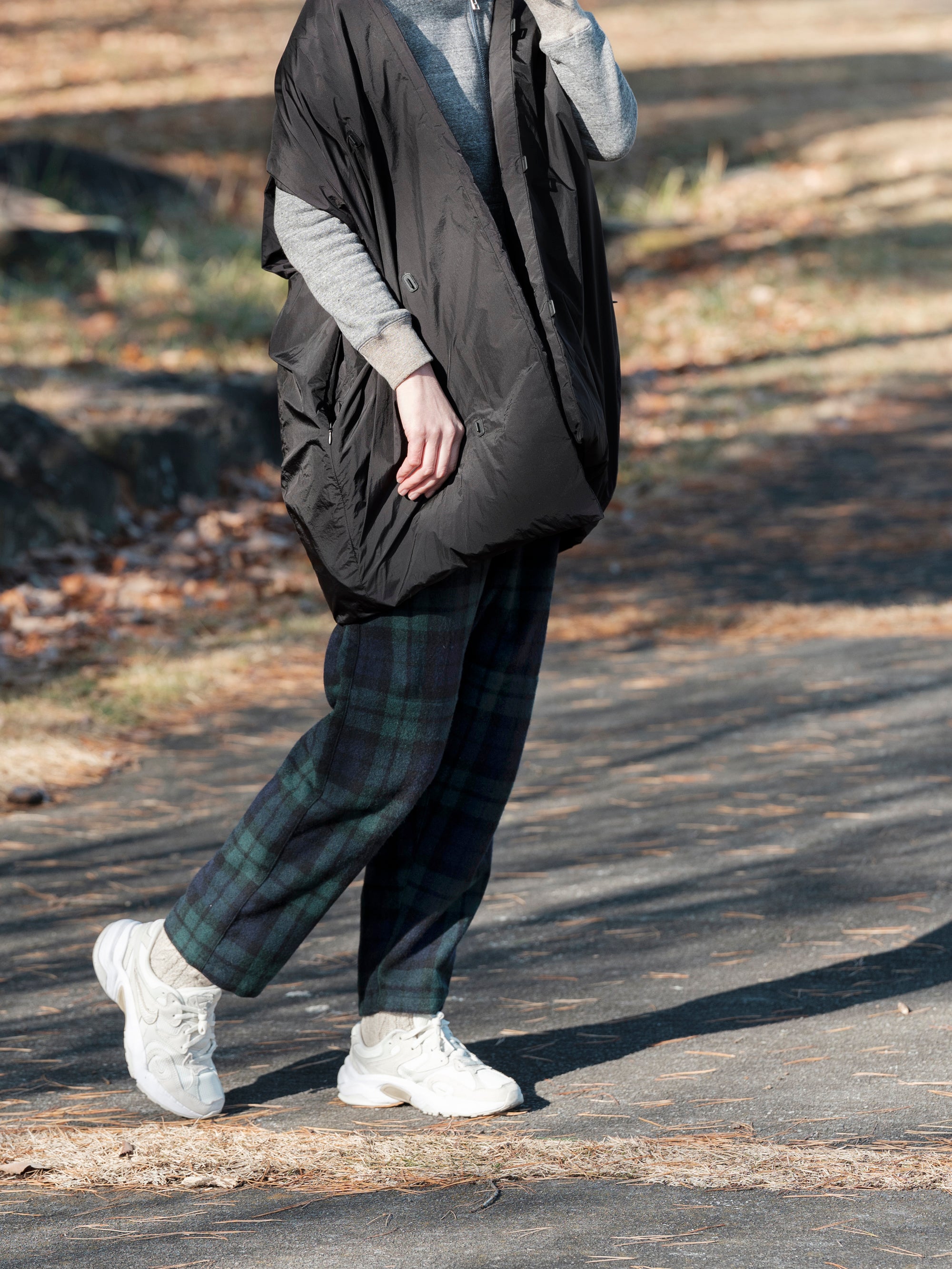 うなぎの寝床/産地コラボもんぺ/尾州/ブラックウォッチ