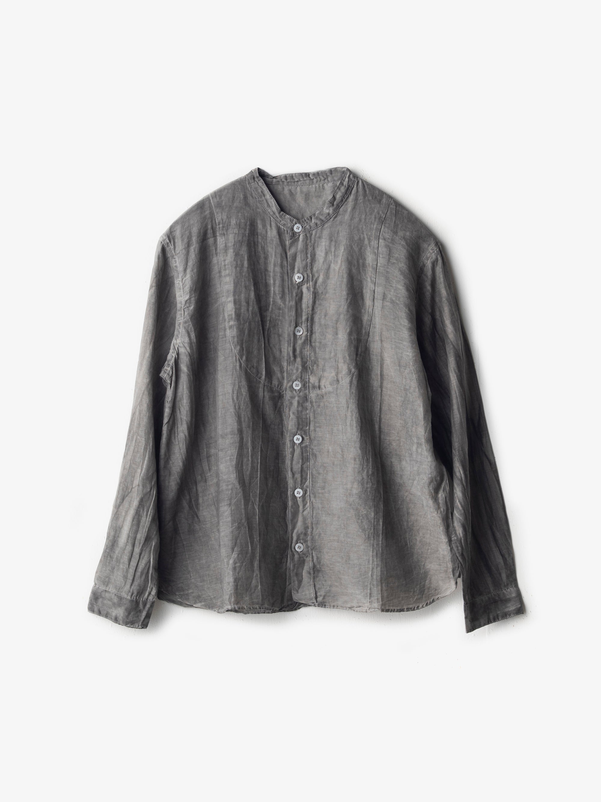 宝島染工/シルクコットン切替シャツ/乙なもの