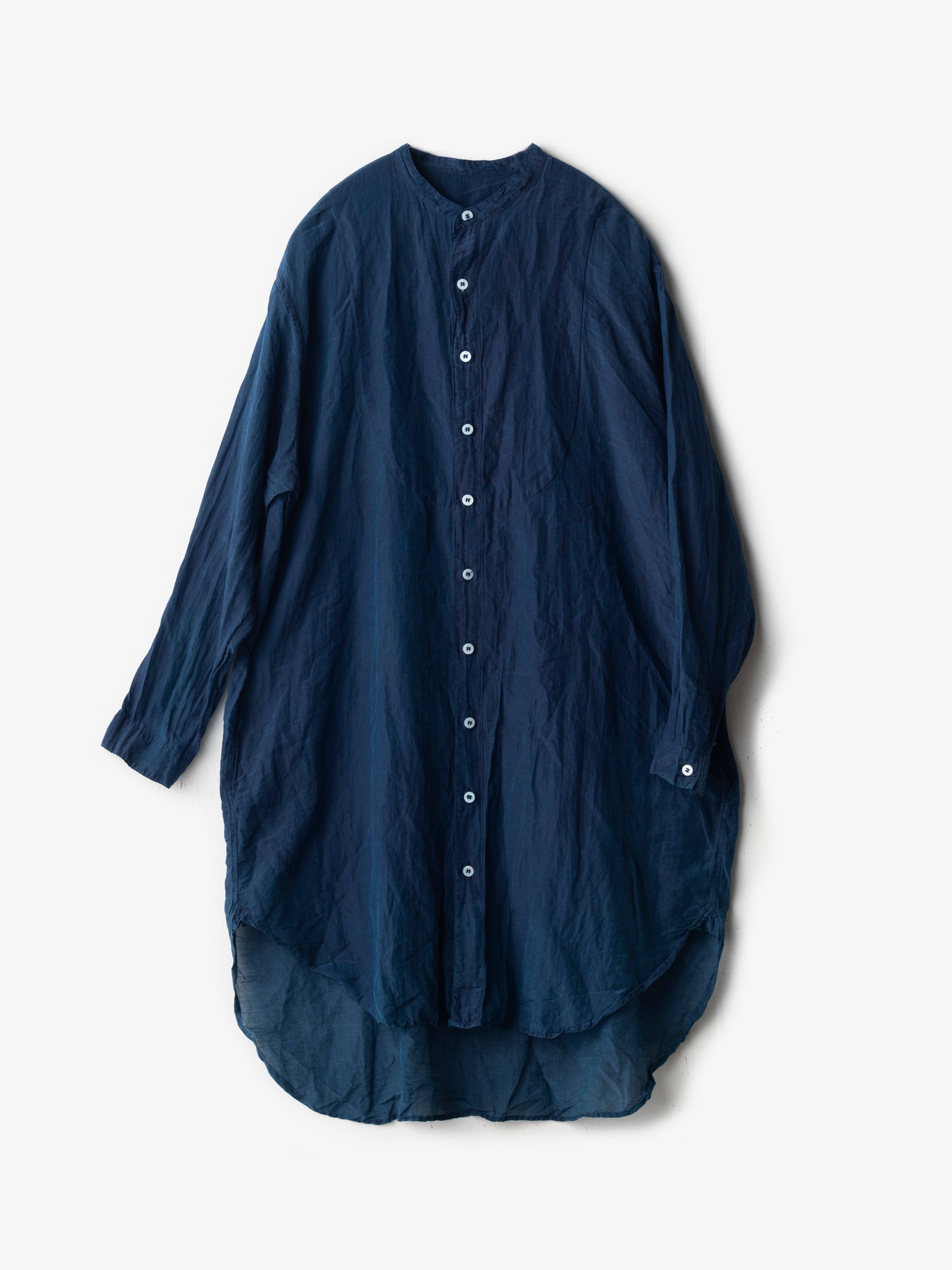 宝島染工/シルクコットン切替BIGシャツ/乙なもの