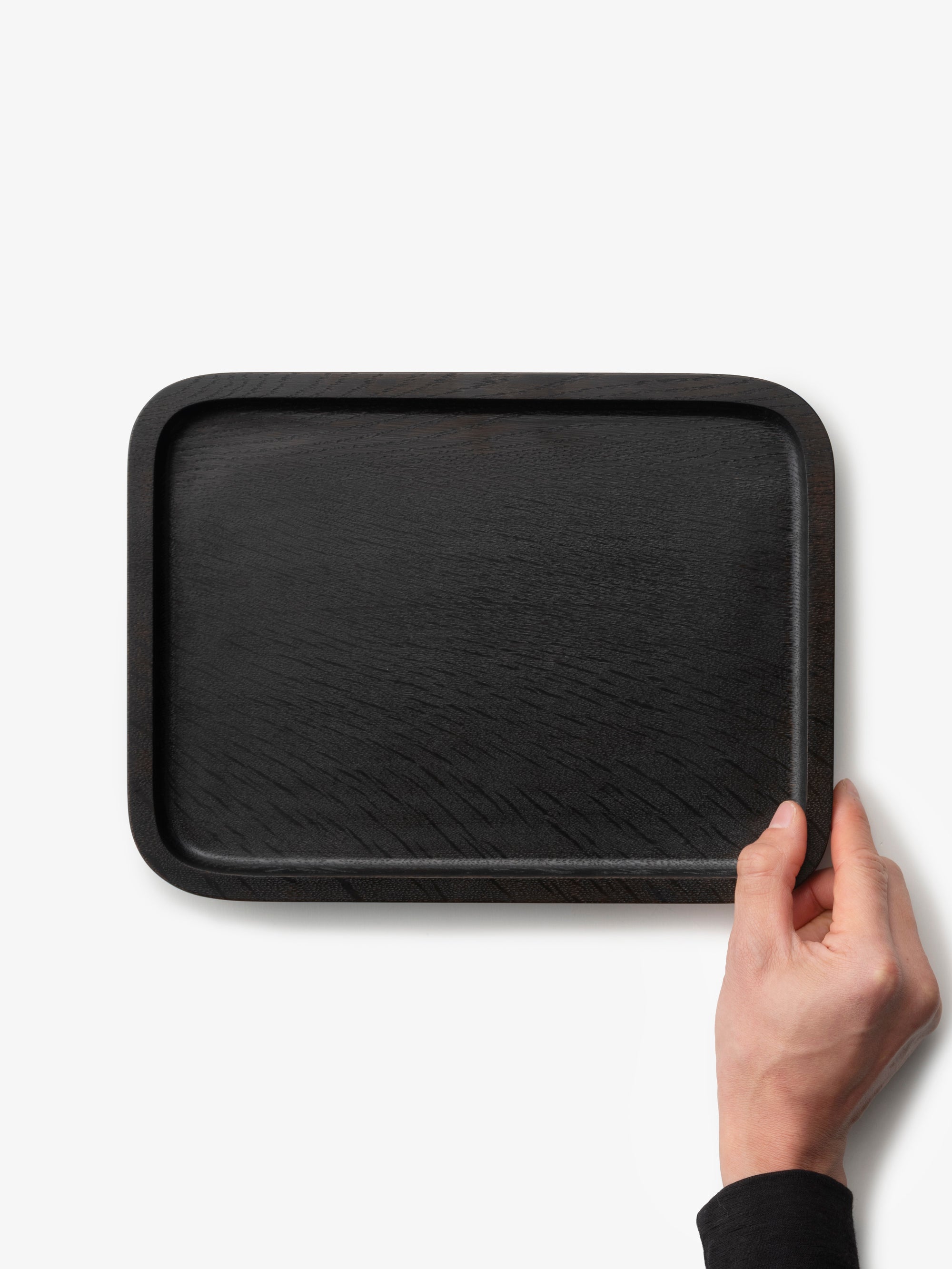 山口和宏/□盆/拭き漆/280×210