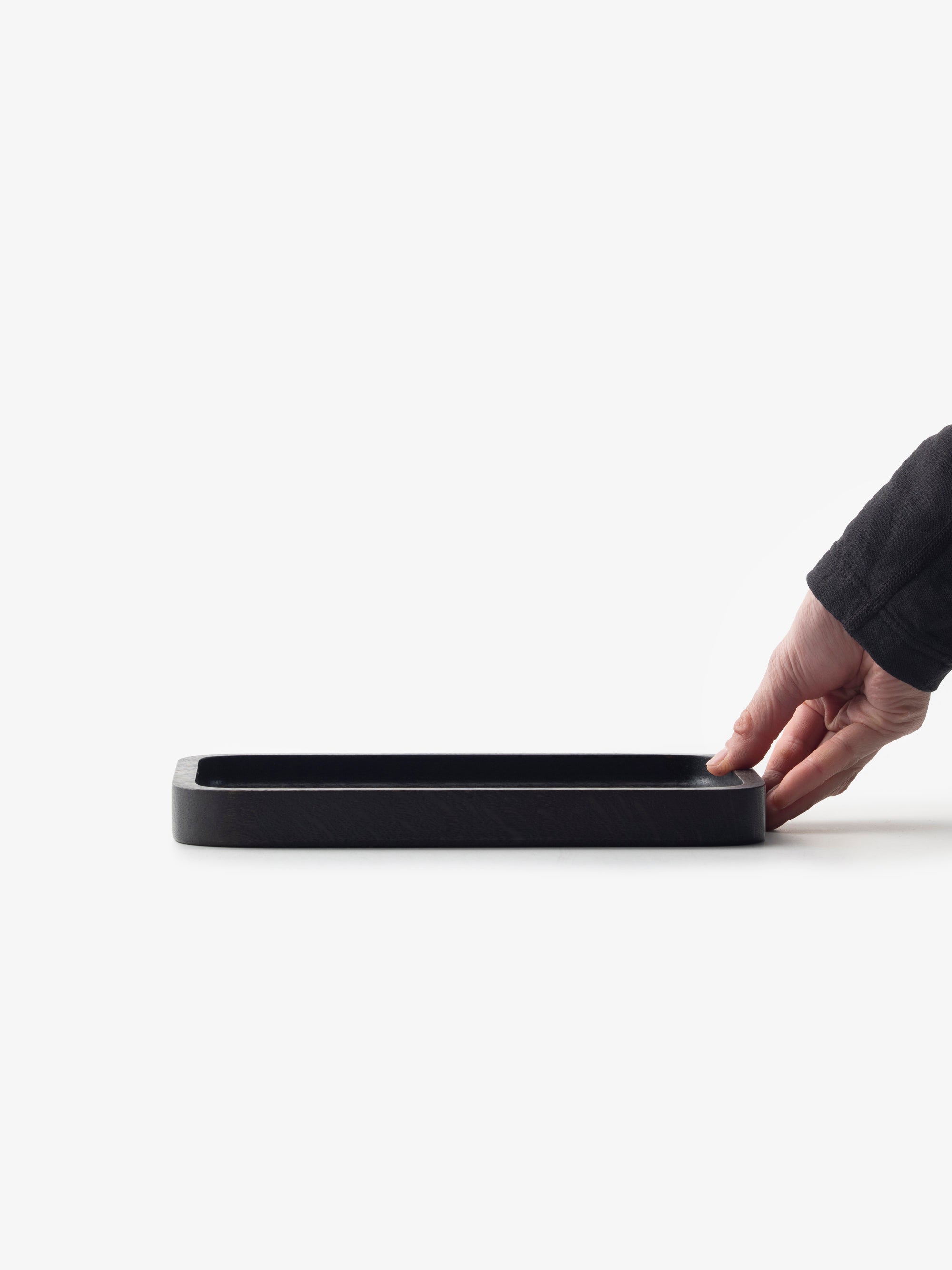 山口和宏/□盆/拭き漆/280×210