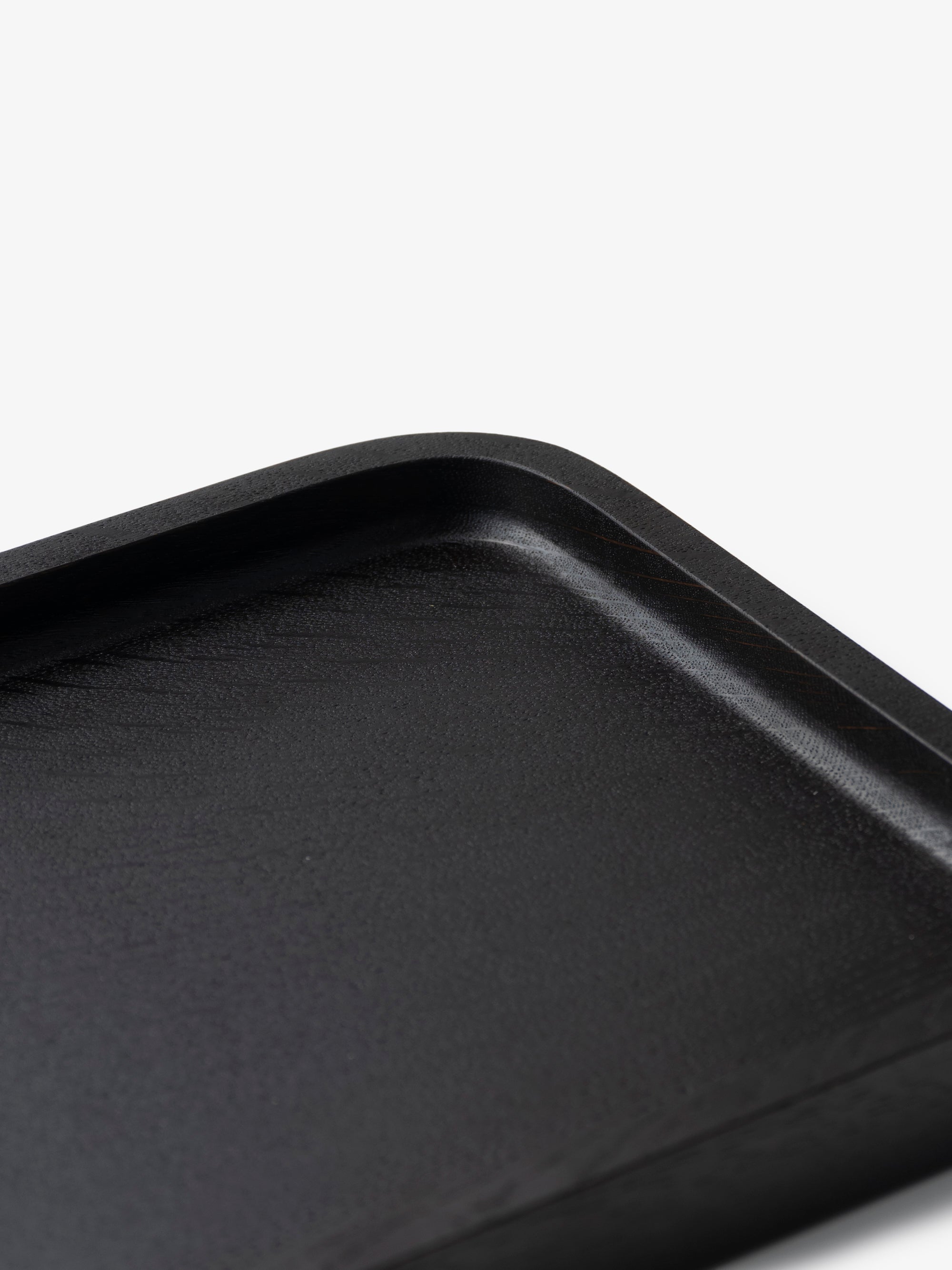 □盆 拭き漆 240×180｜山口和宏