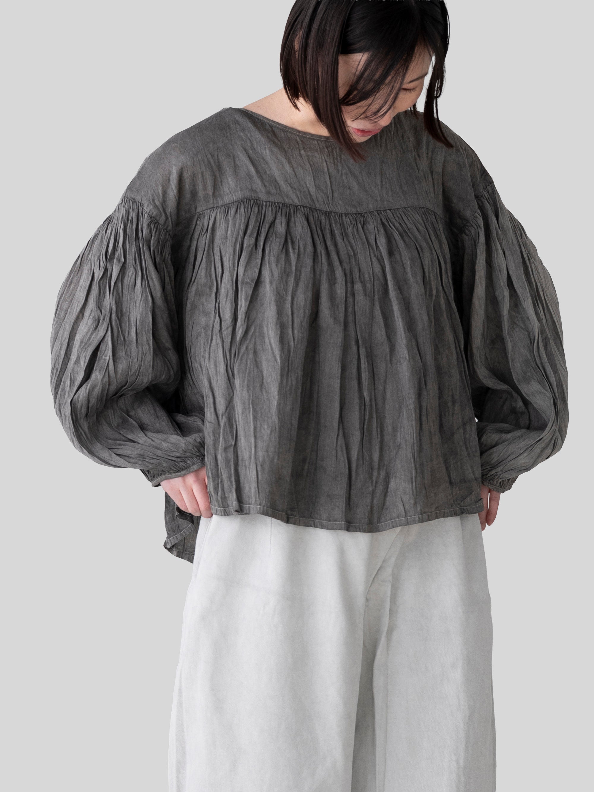 宝島染工/ティアードブラウス/乙なもの