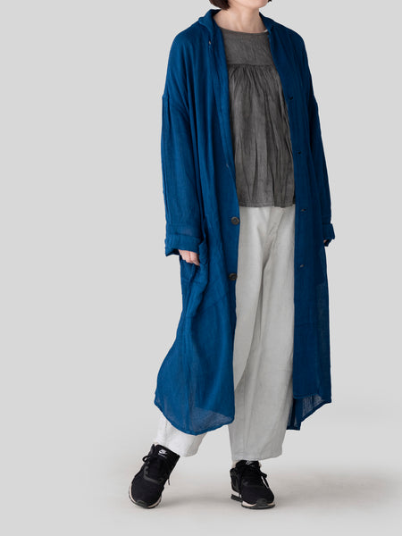 乙なもの】レーヨンリネンワークコート｜宝島染工