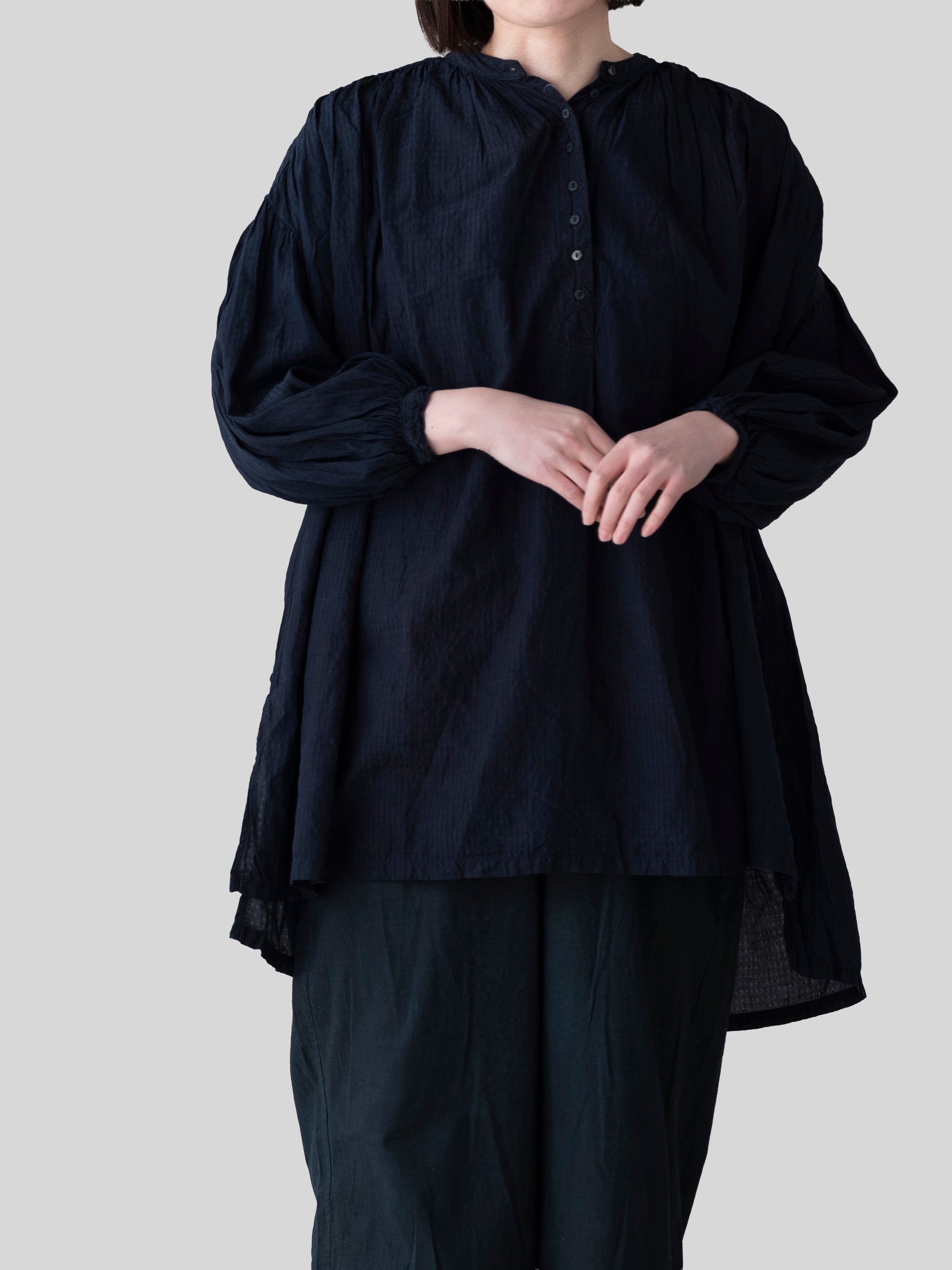 宝島染工/ダイヤギャザーチュニック/乙なもの