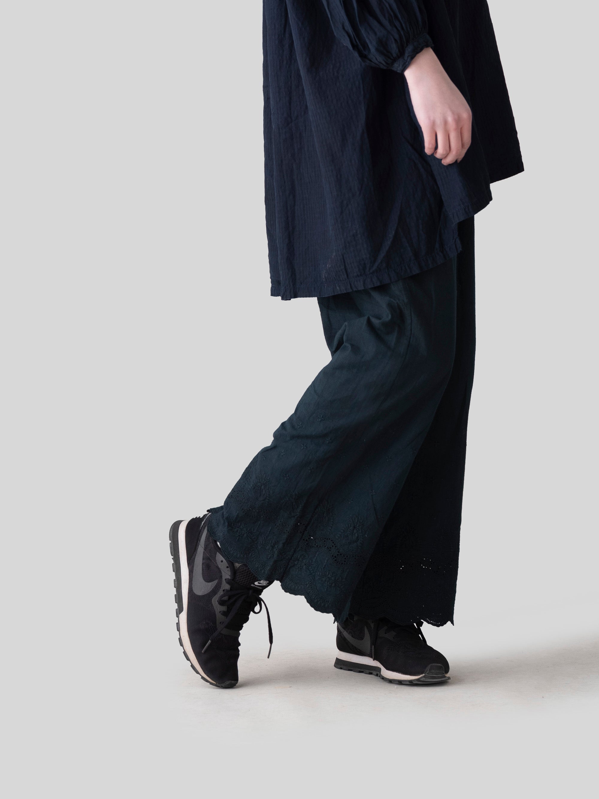 宝島染工/ラフパンツ スカラップ/乙なもの