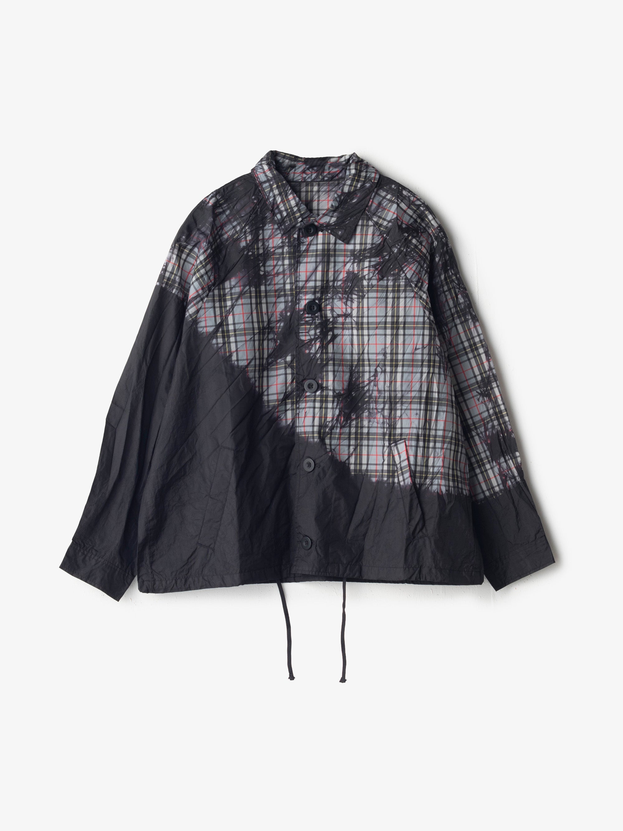 宝島染工/コーチジャケット KAGE check/乙なもの