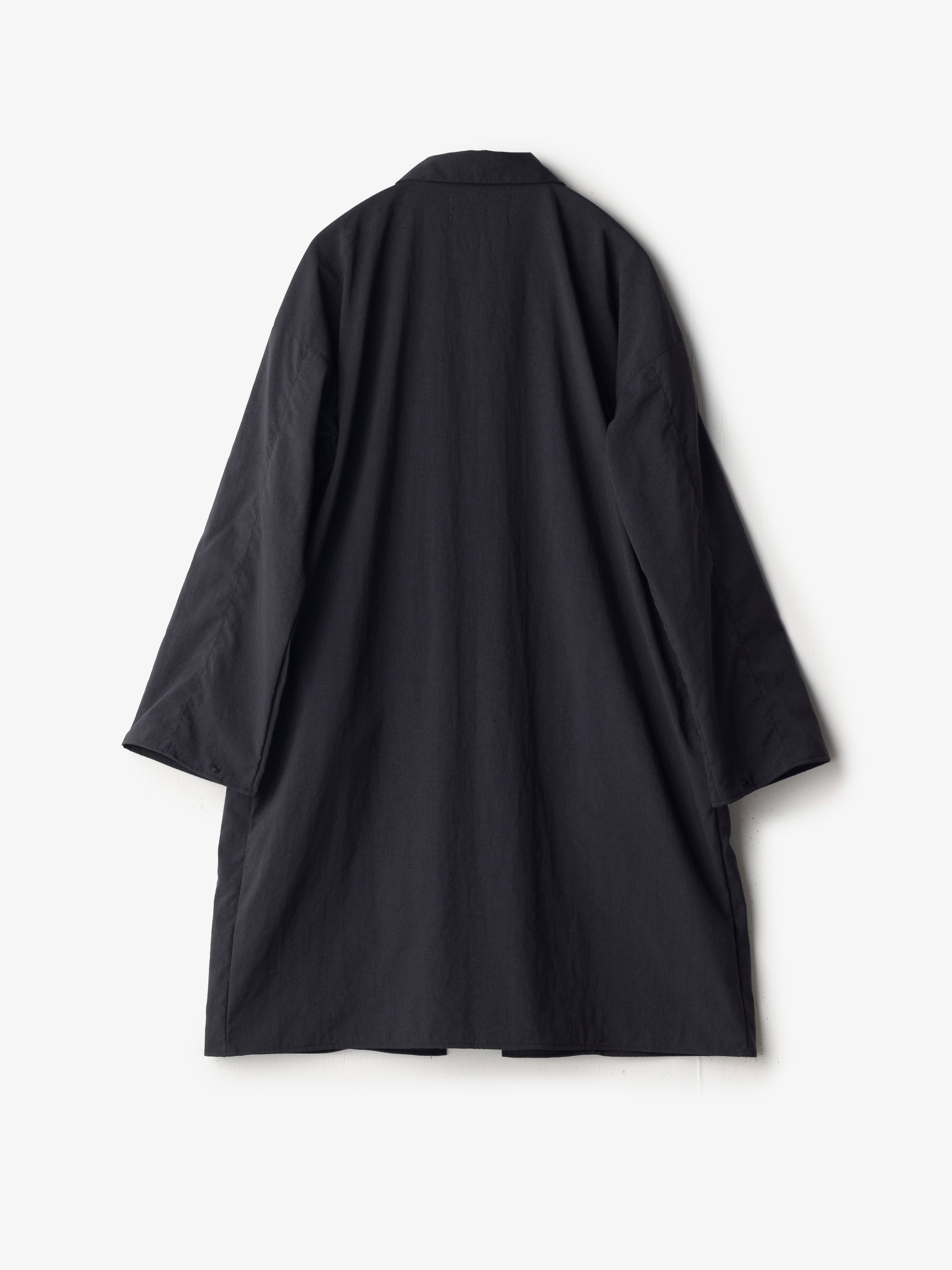 ナイロン リバリーコート ステンカラー｜MUYA