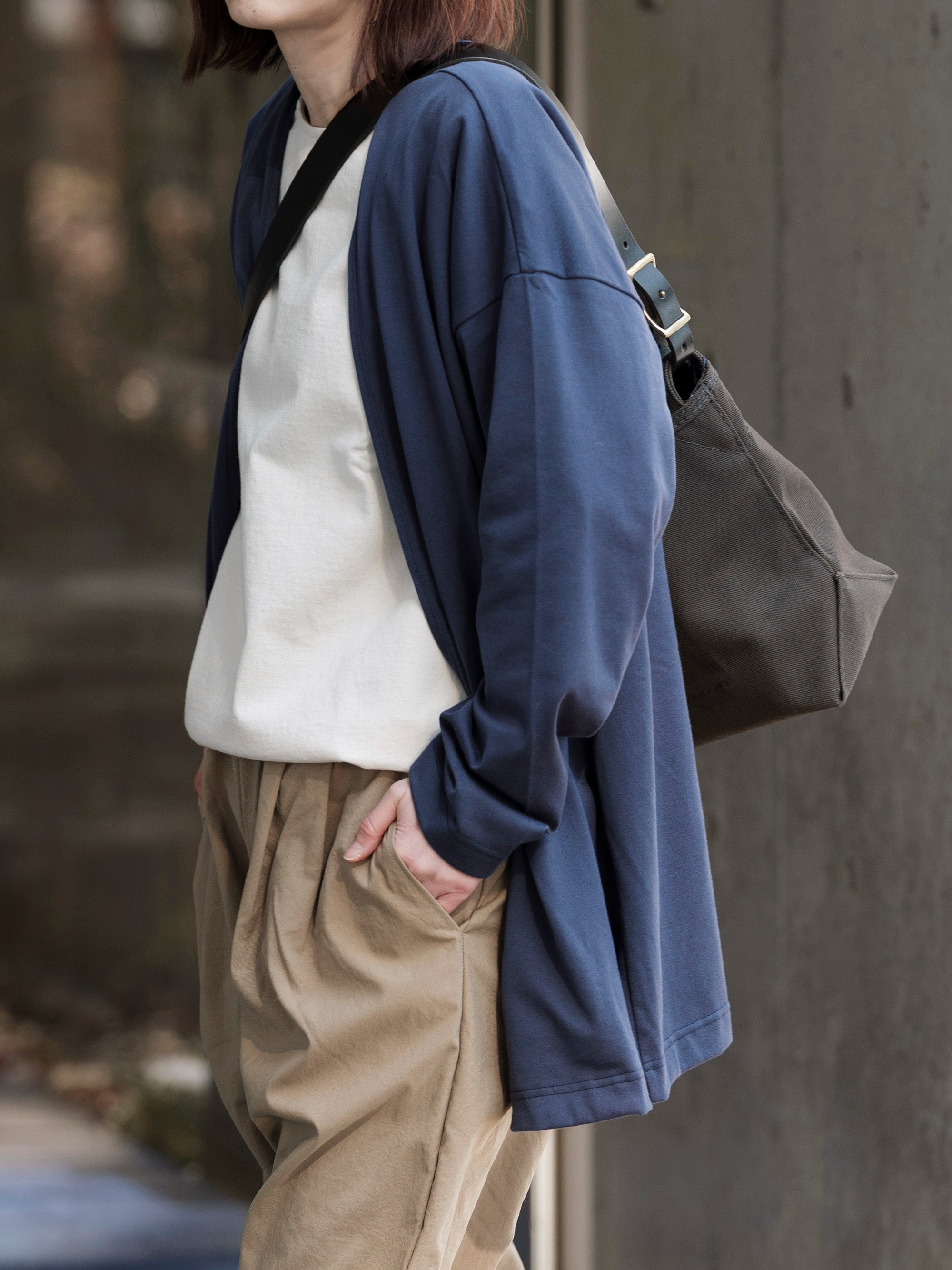 コットン リラックスカーディガン｜MUYA