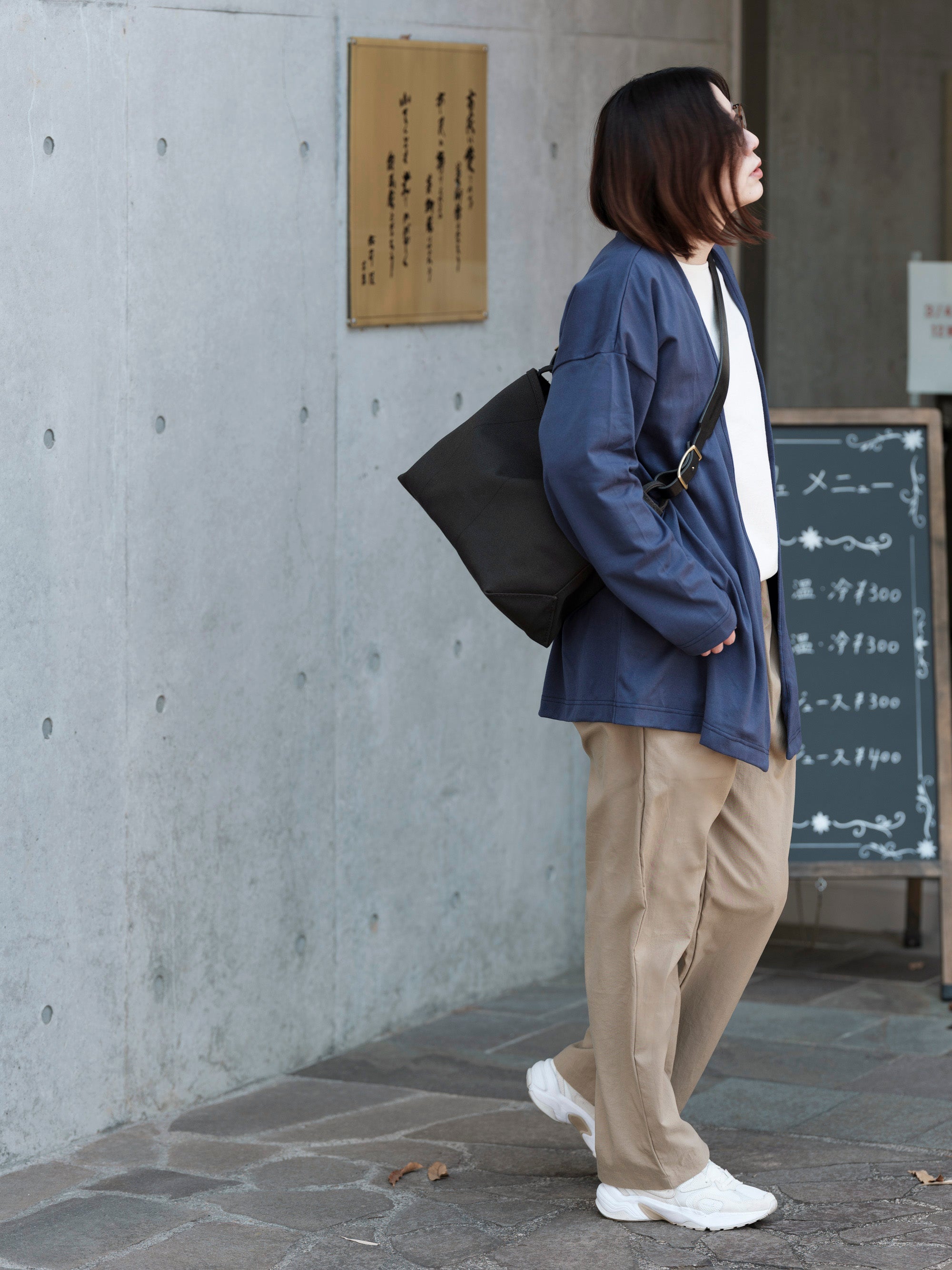 MUYA/ナイロン/リラックスパンツ