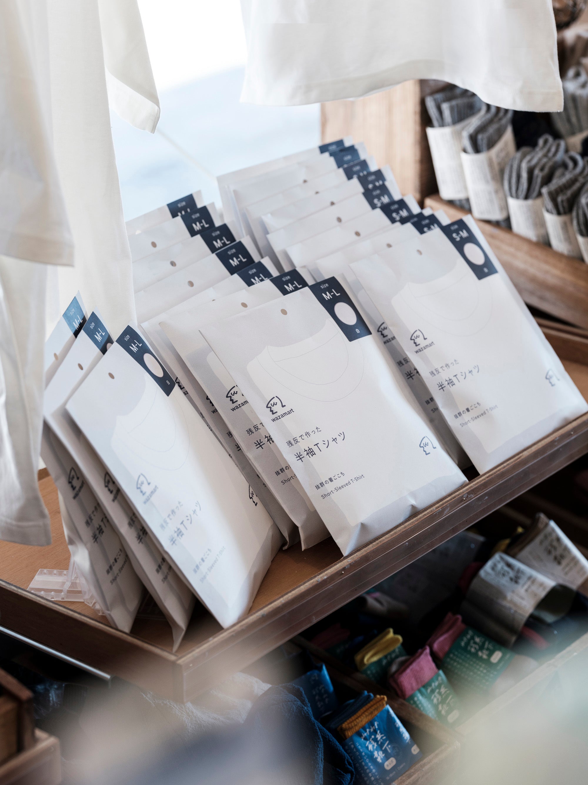 わざマートオリジナル/残反で作った半袖Tシャツ