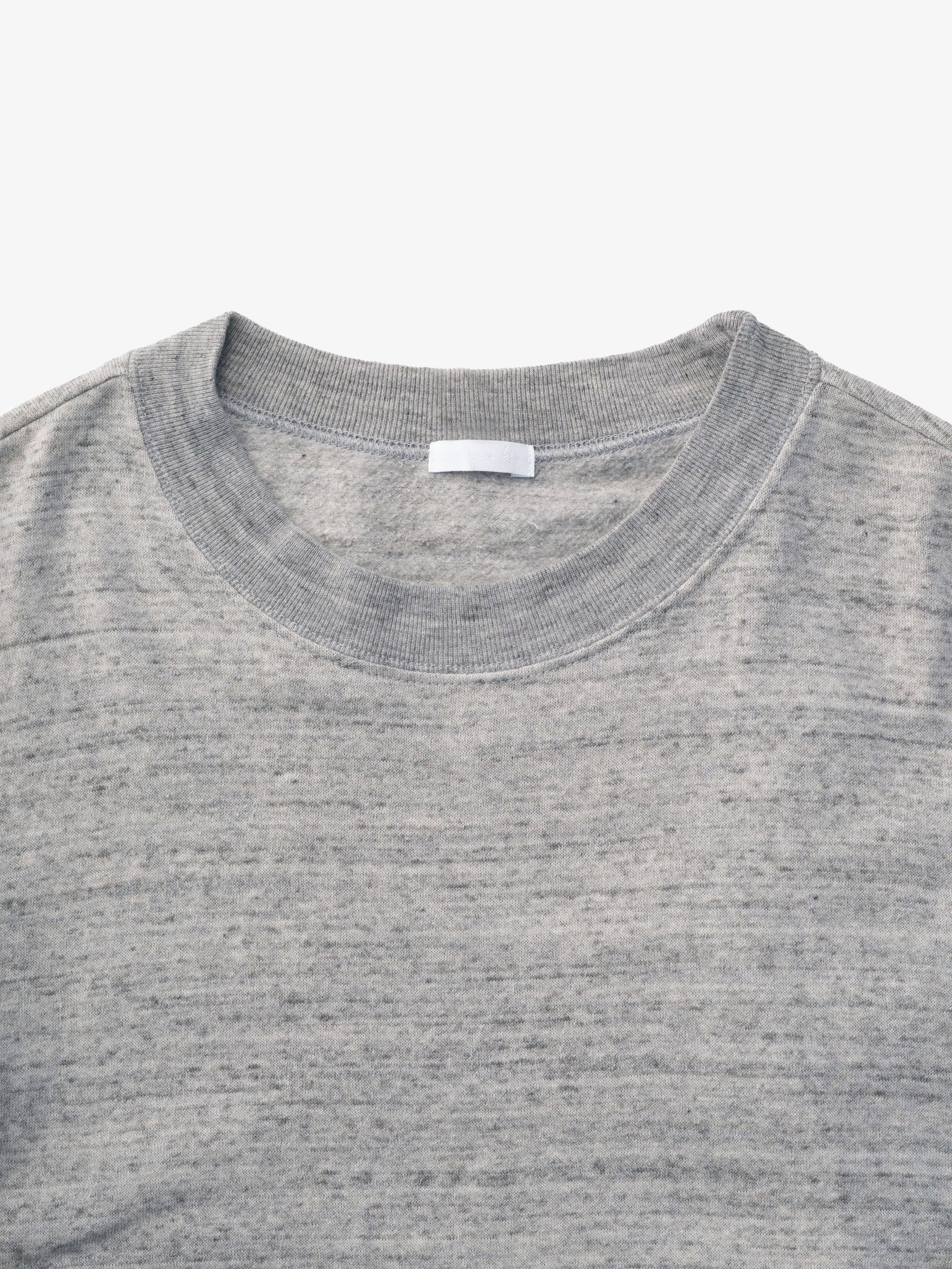 緑綿ガーゼ微起毛 ロングスリーブ Tシャツ｜yohaku