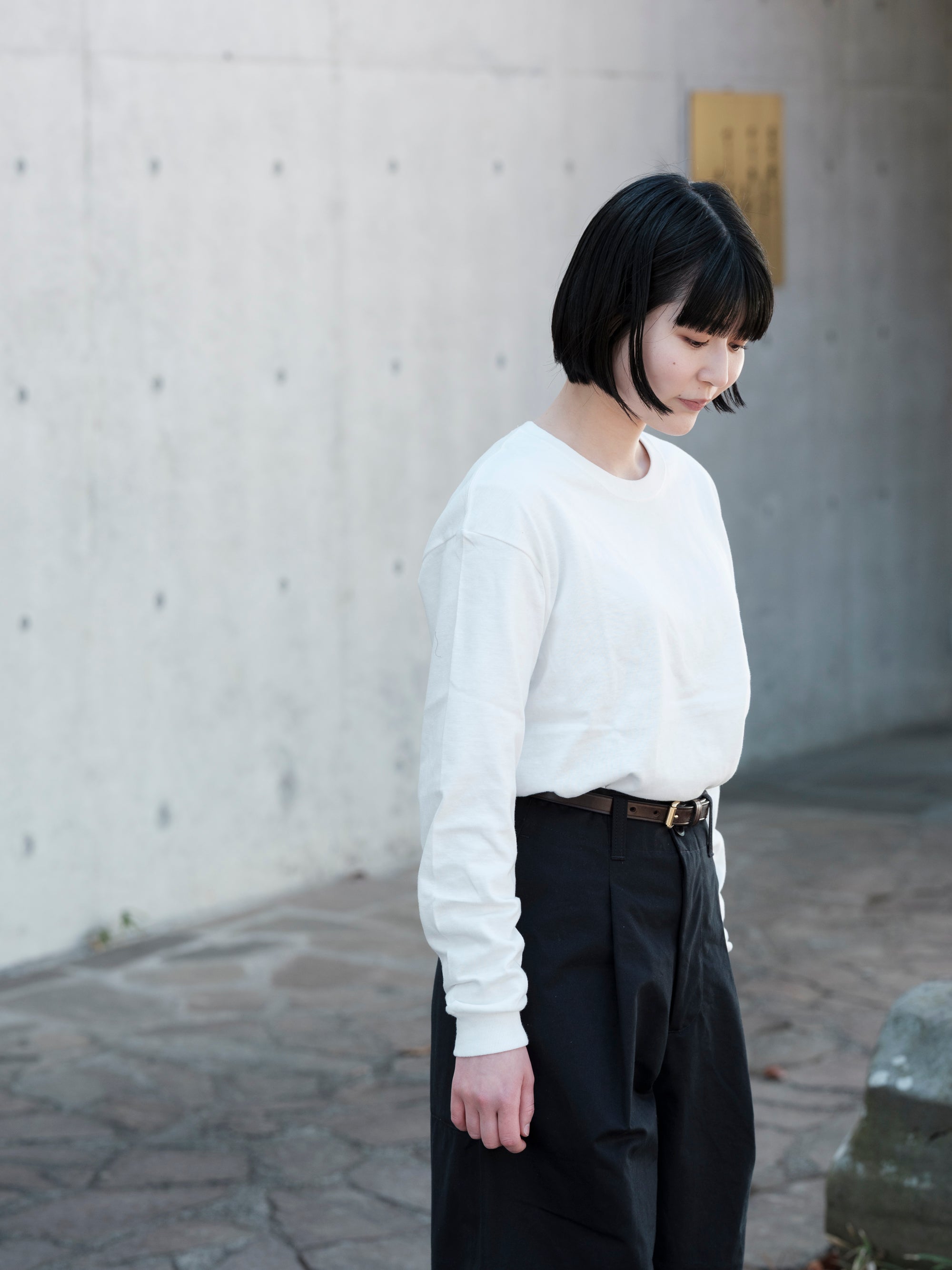 yohaku/種から作ったロングスリーブTシャツ