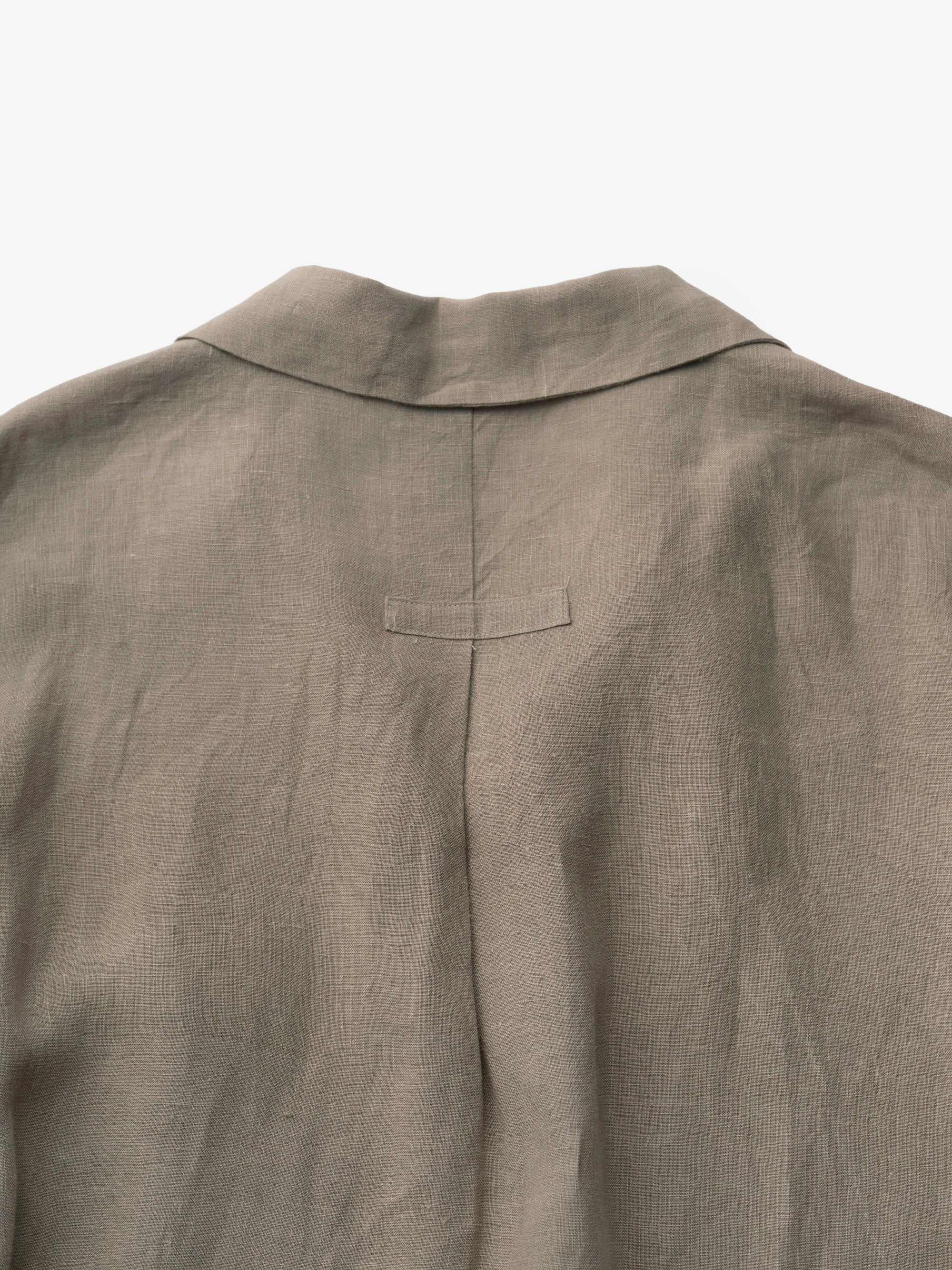 Charpentier de Vaisseau/Silas/Bergian Linen Open Collar Shirt