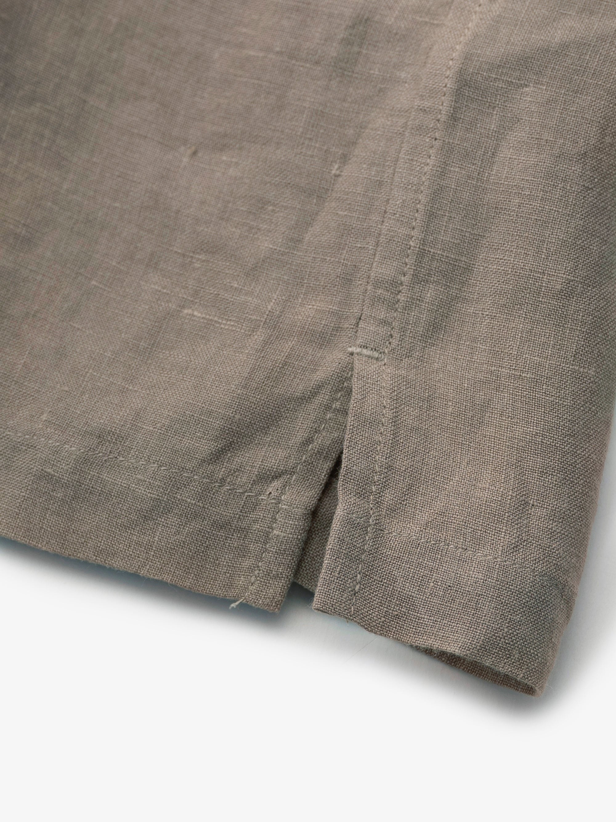 Charpentier de Vaisseau/Silas/Bergian Linen Open Collar Shirt