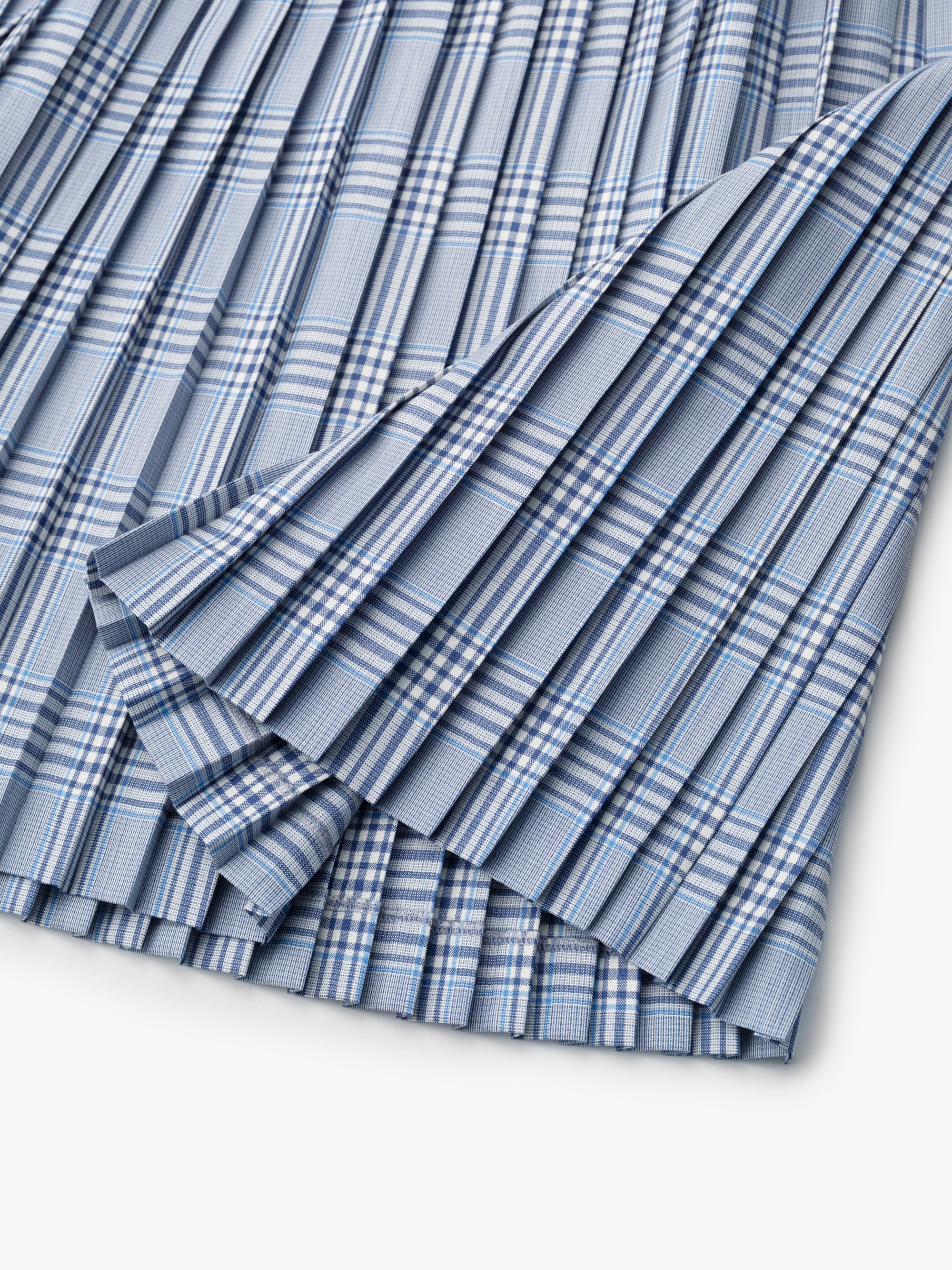 Bennie Summer Wool Narrow Pleated Skirt｜Charpentier de Vaisseau