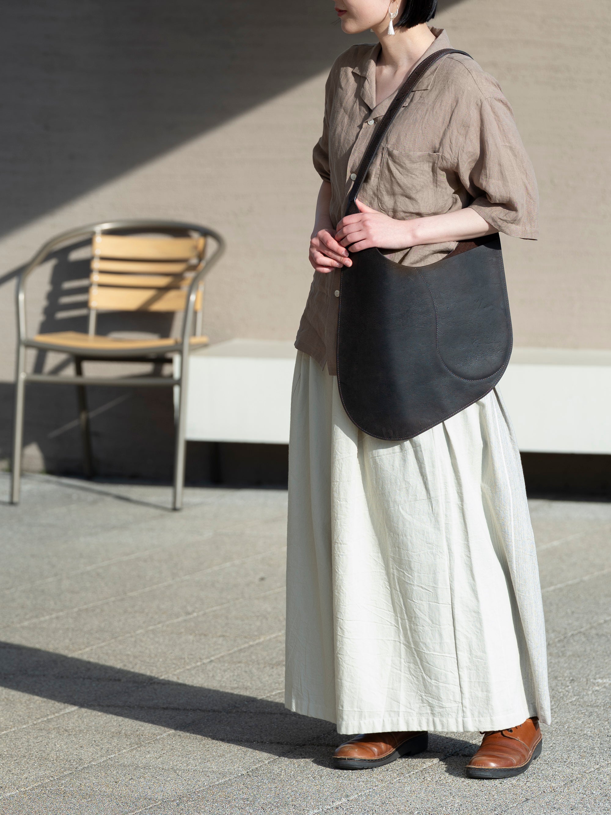 wide pants long cotton pocket｜tamaki niime 玉木新雌