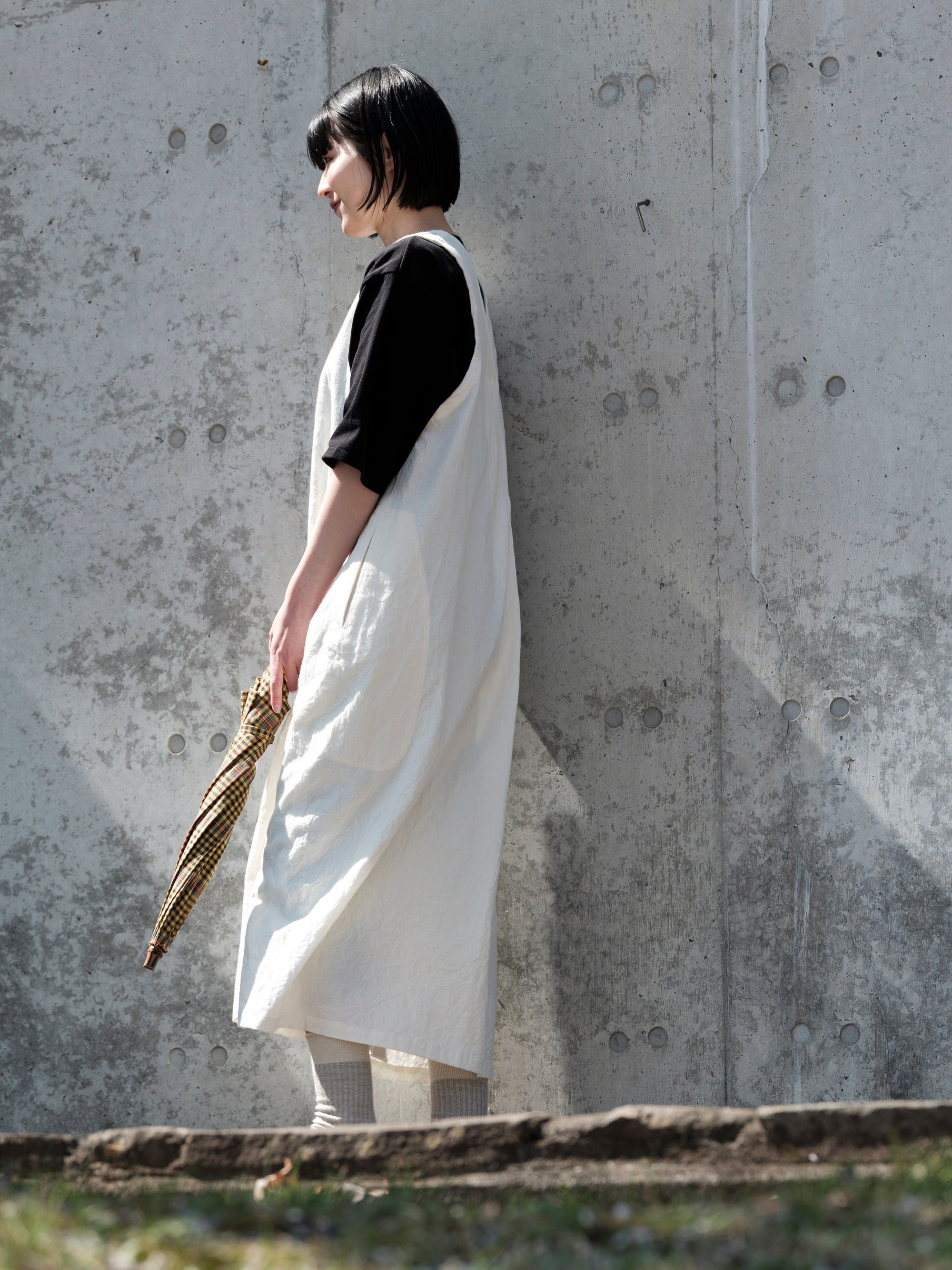 ASEEDONCLOUD/HW/pull-on dress/コットンリネン