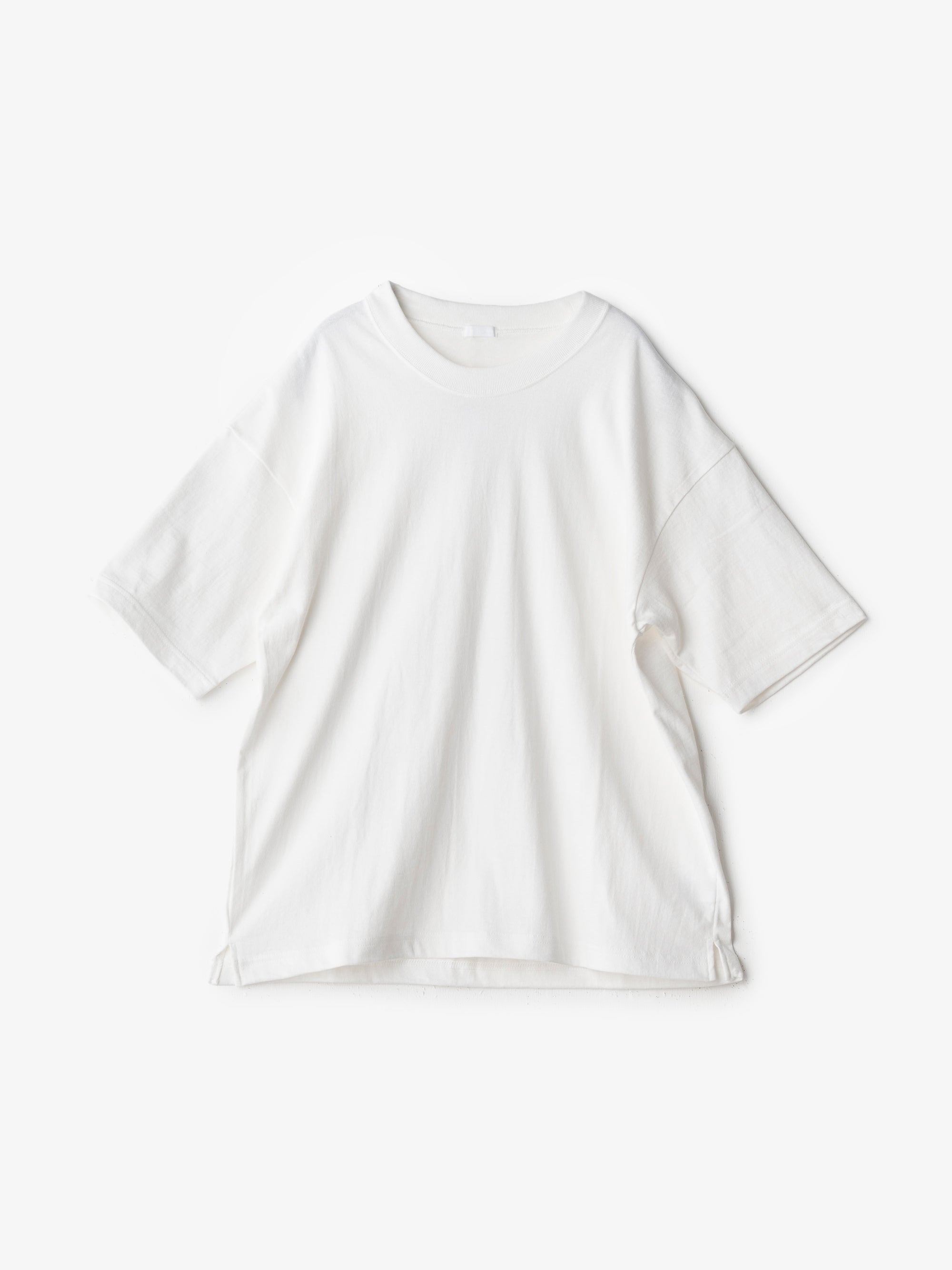 45Rでこぼこ天竺のヨットマンシャツサイズ３ オーガニック吊天竺 オーバーサイズTシャツ｜yohaku