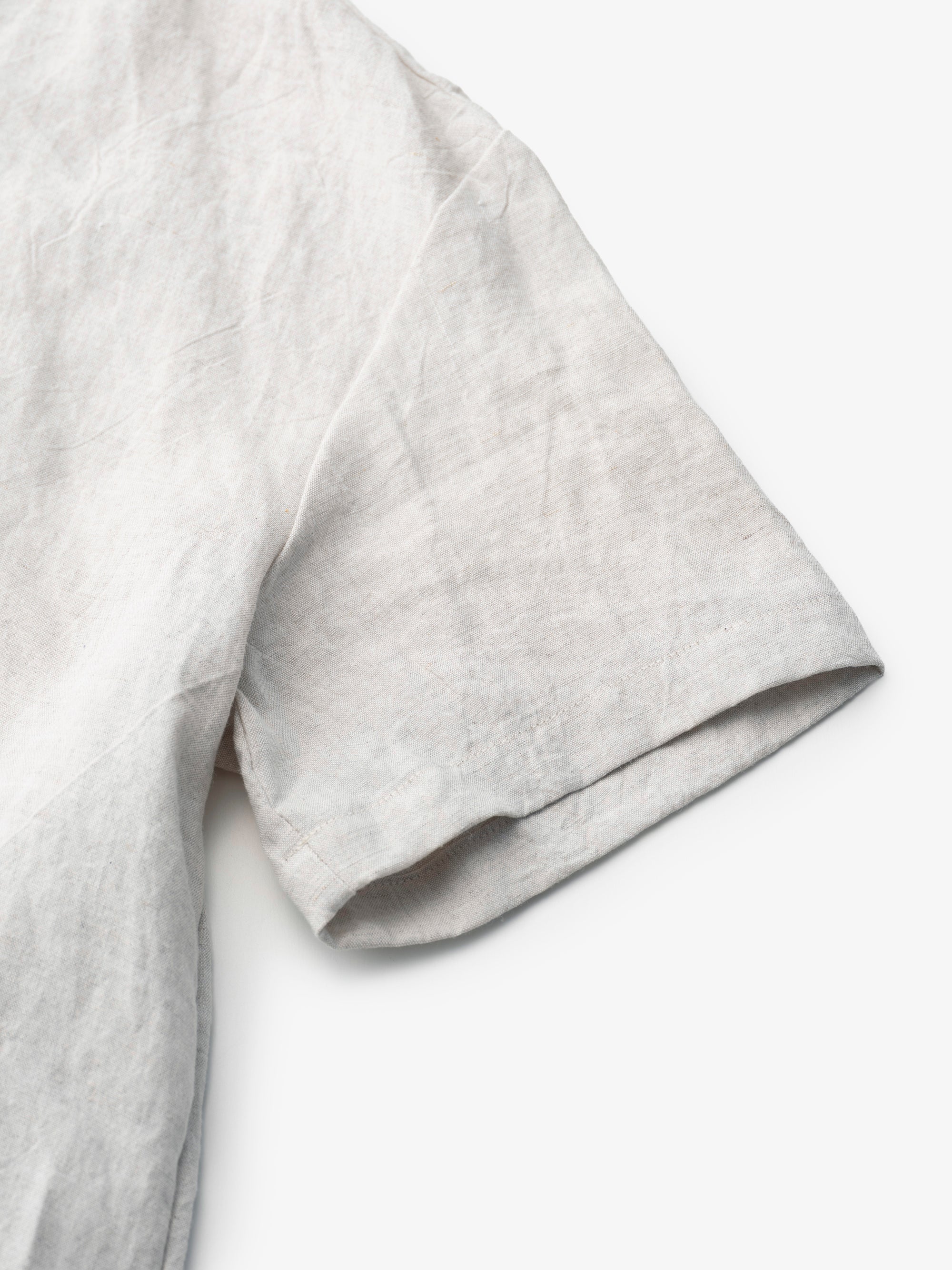 MUYA/ショートスリーブヘンリーネックシャツ