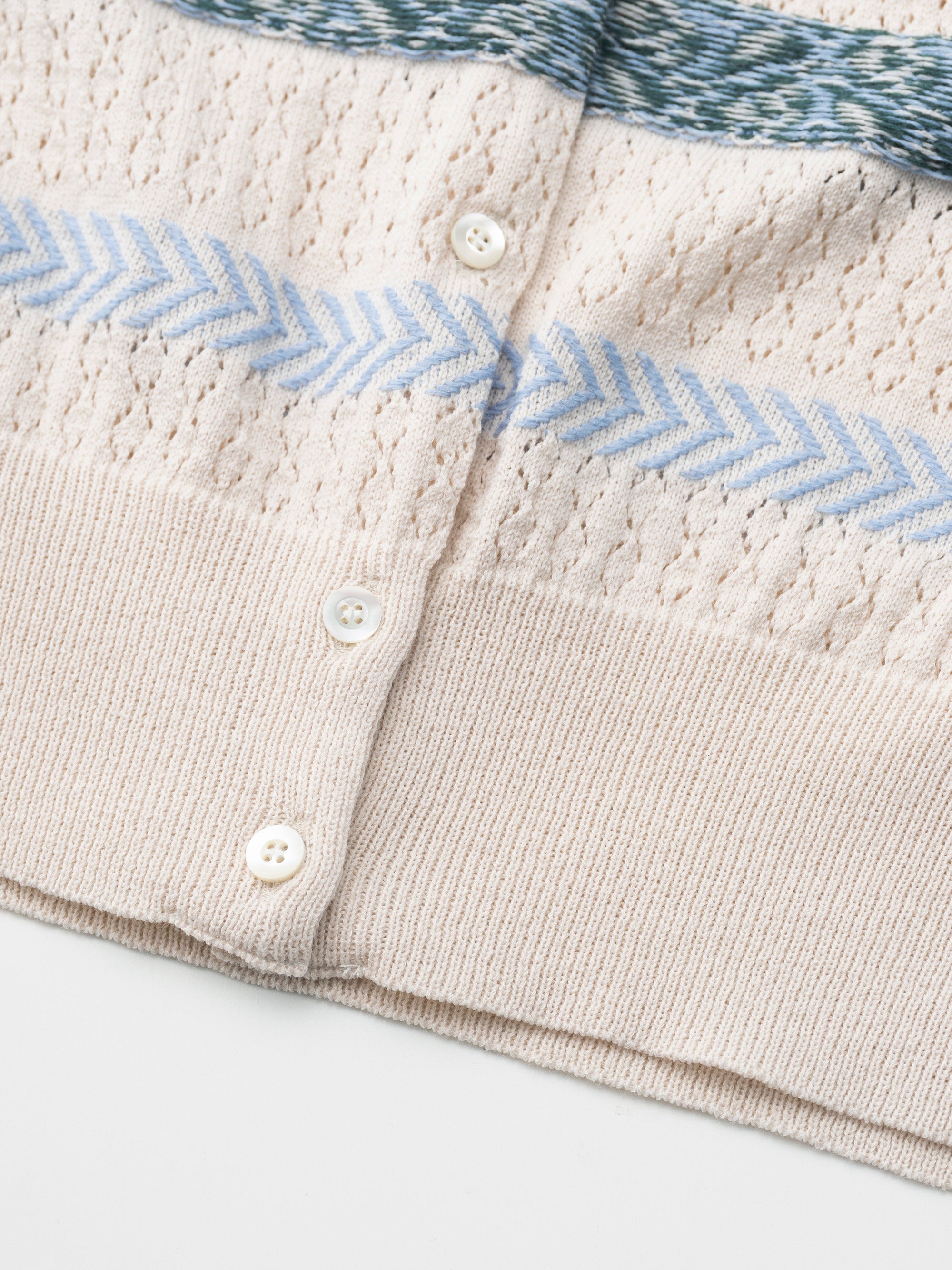 ASEEDONCLOUD/Flower Jacquard Knit Vest