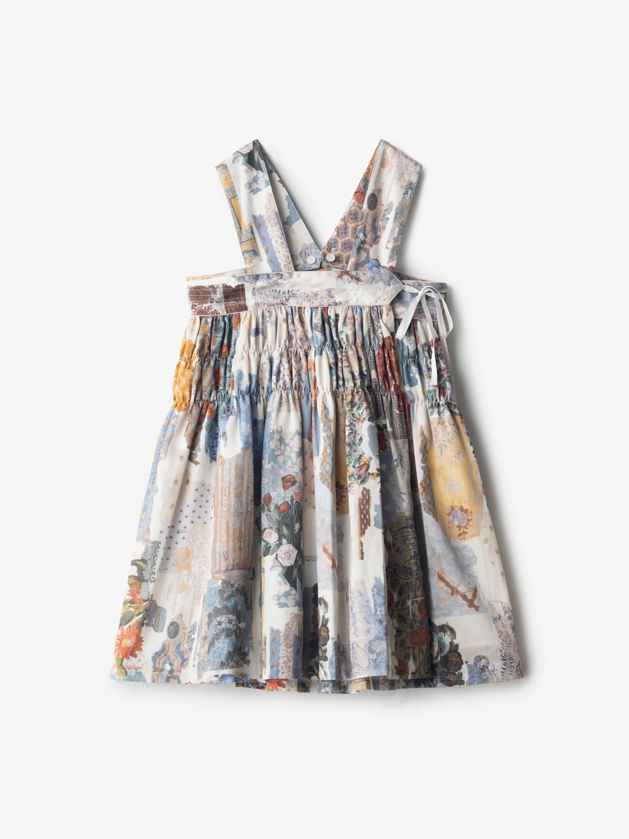 Festival Wrap Skirt Travel memories print｜ASEEDONCLOUD