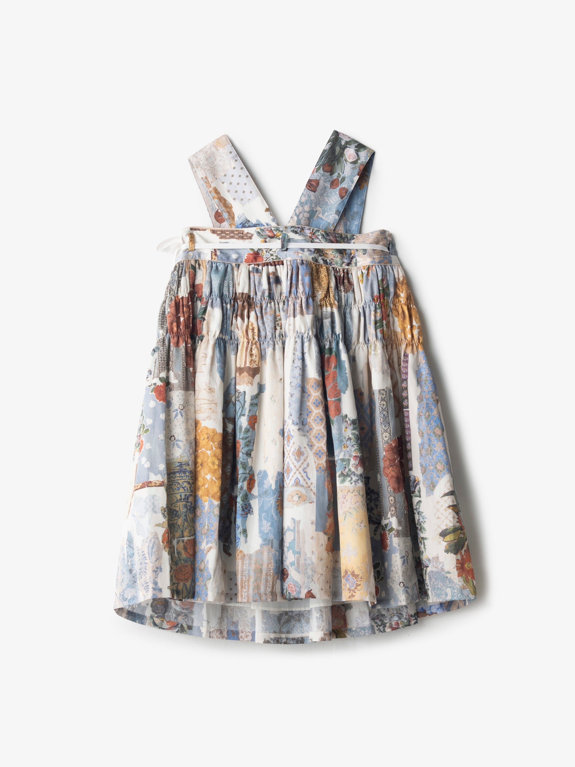 Festival Wrap Skirt Travel memories print｜ASEEDONCLOUD