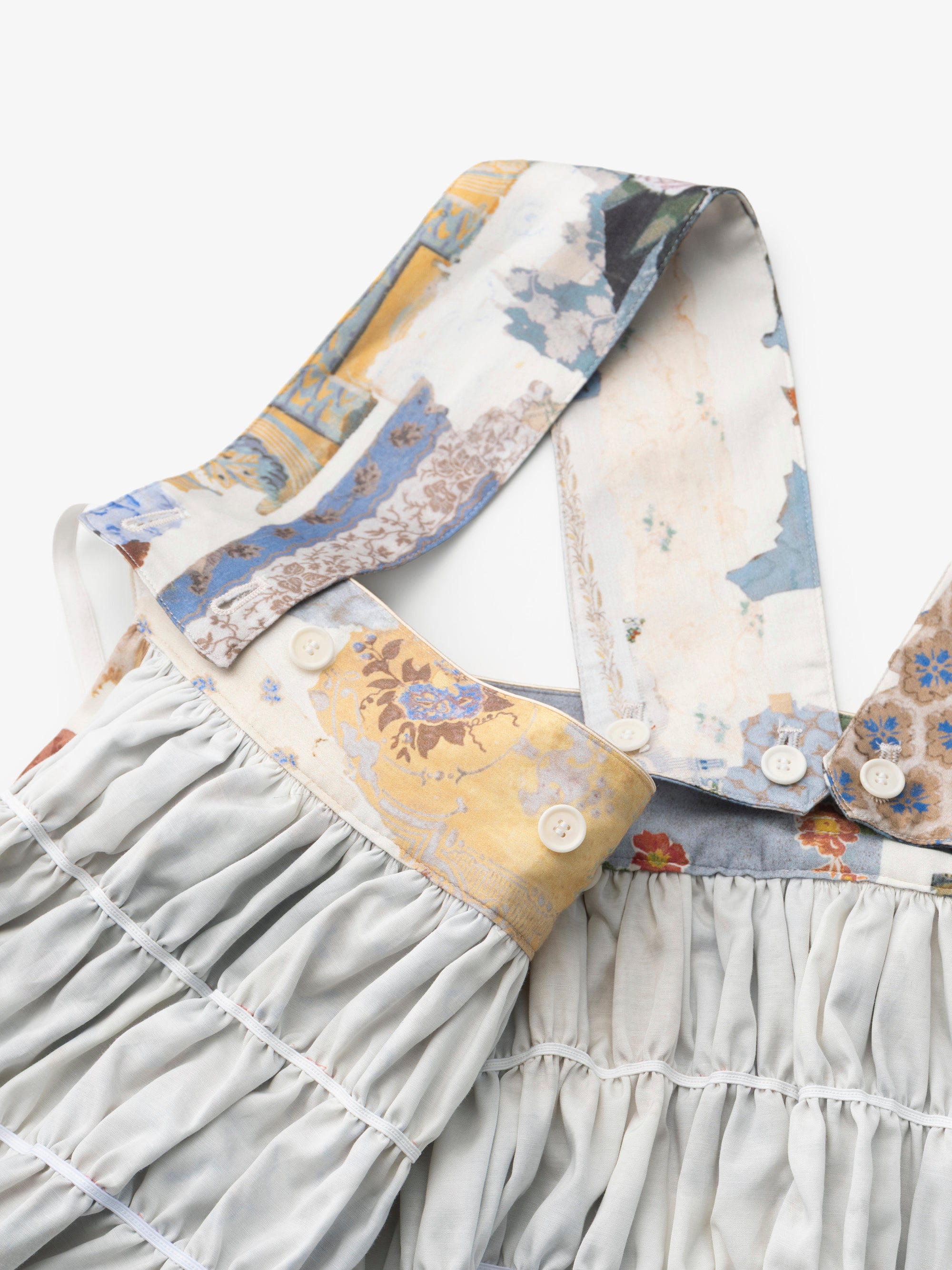 ASEEDONCLOUD/Festival Wrap Skirt/Travel memories print