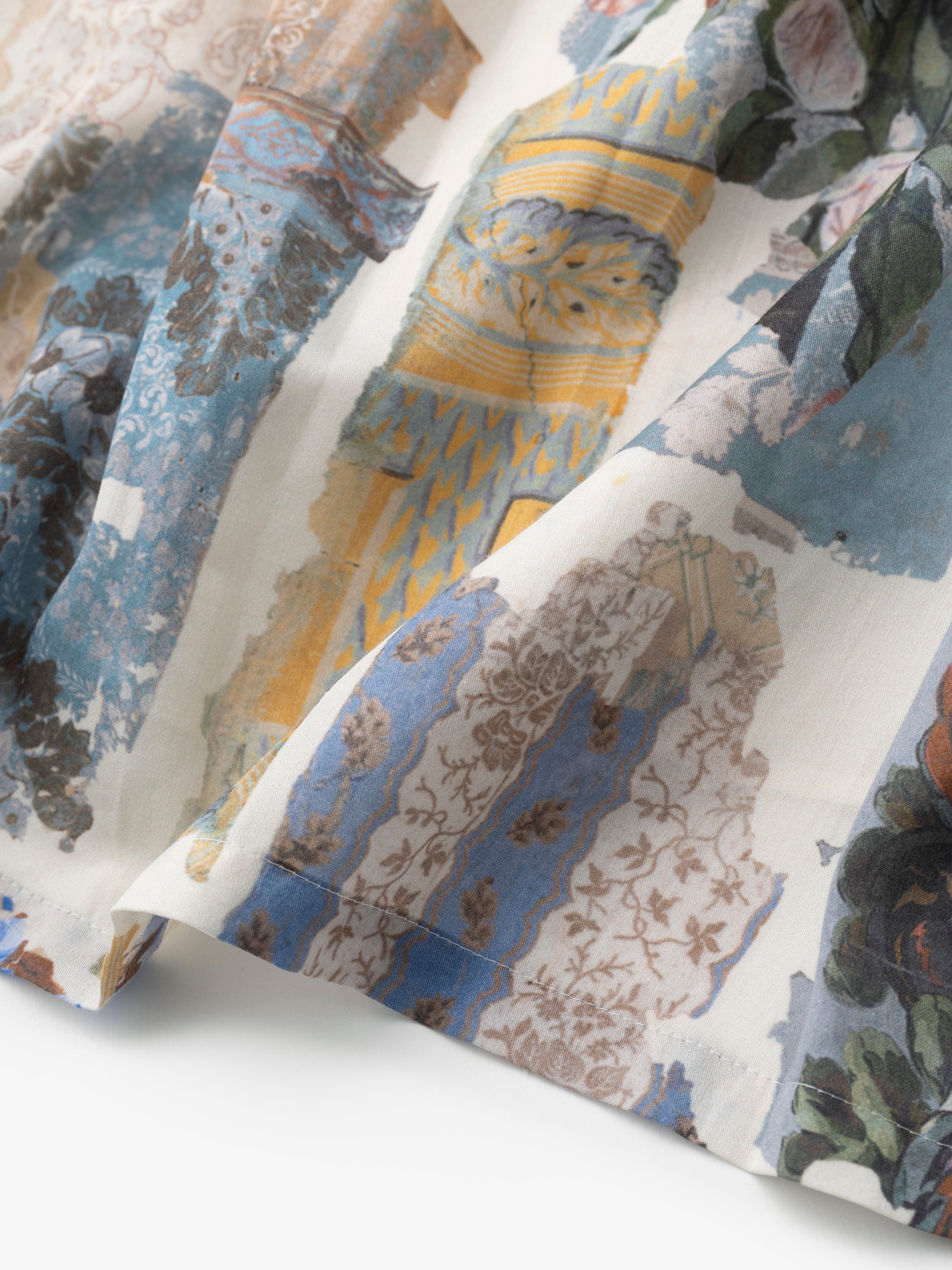 ASEEDONCLOUD/Festival Wrap Skirt/Travel memories print