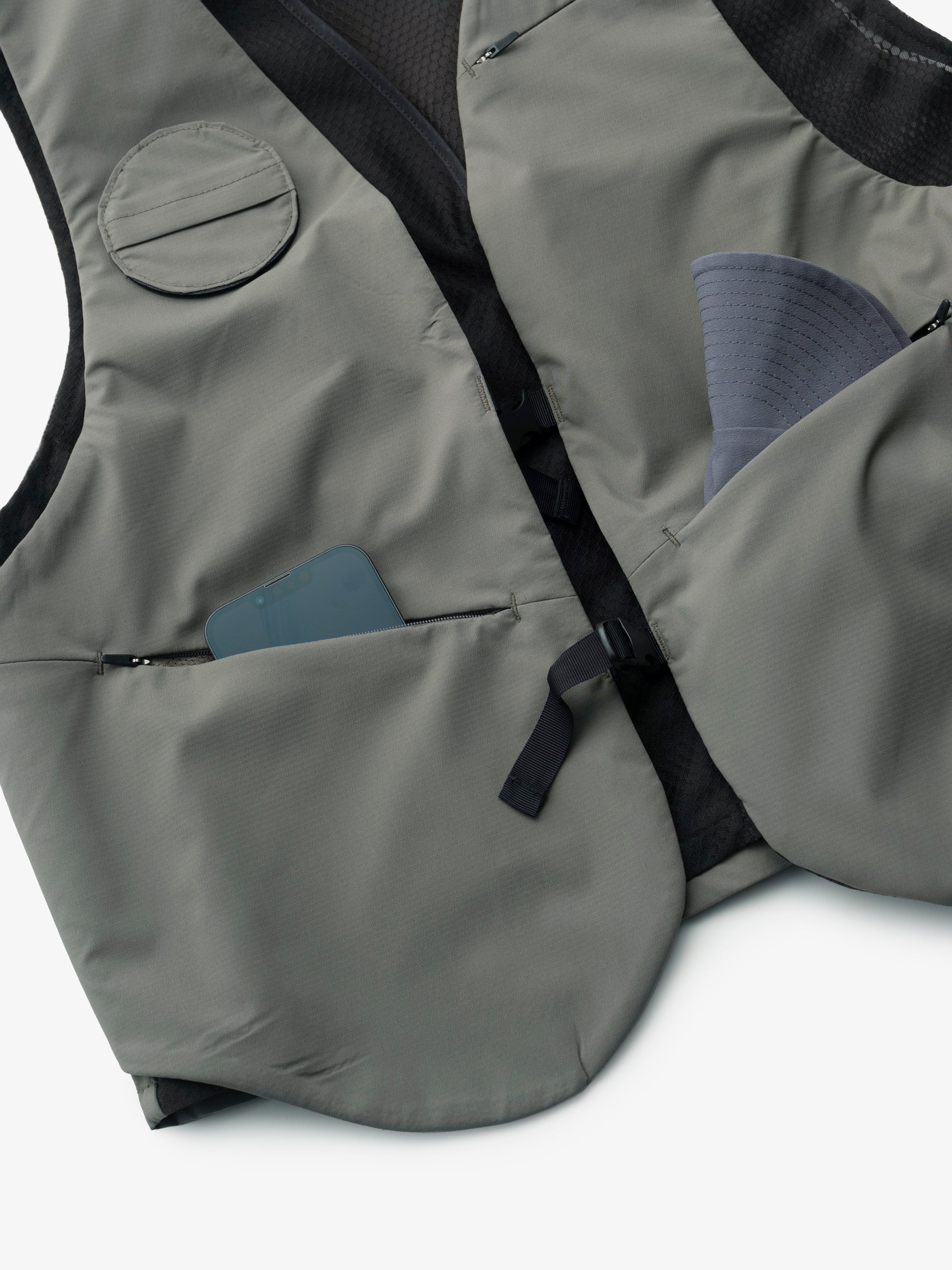 ASEEDONCLOUD/HW/TS waistcoat/double cloth