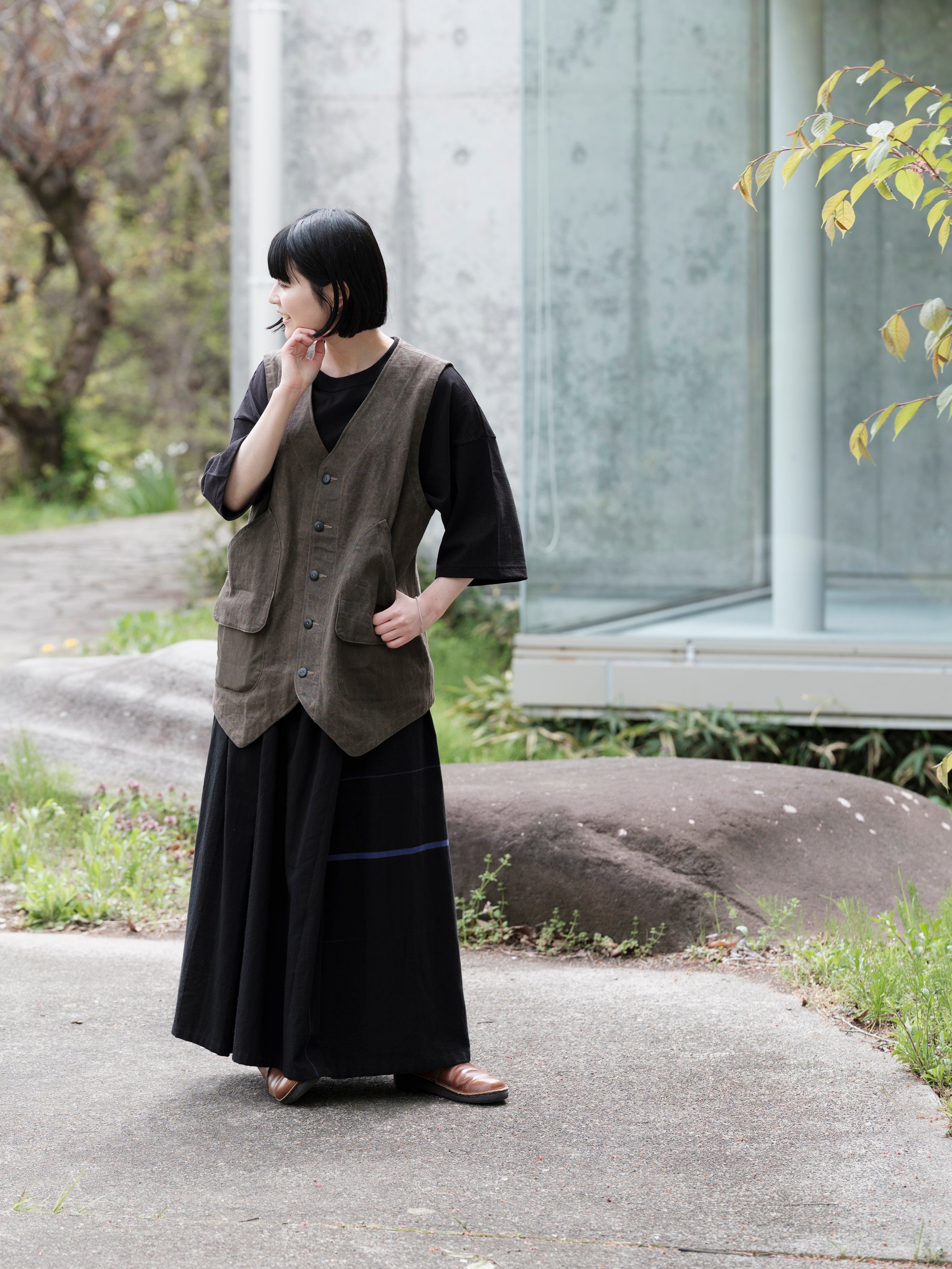 powan skirt long｜tamaki niime 玉木新雌