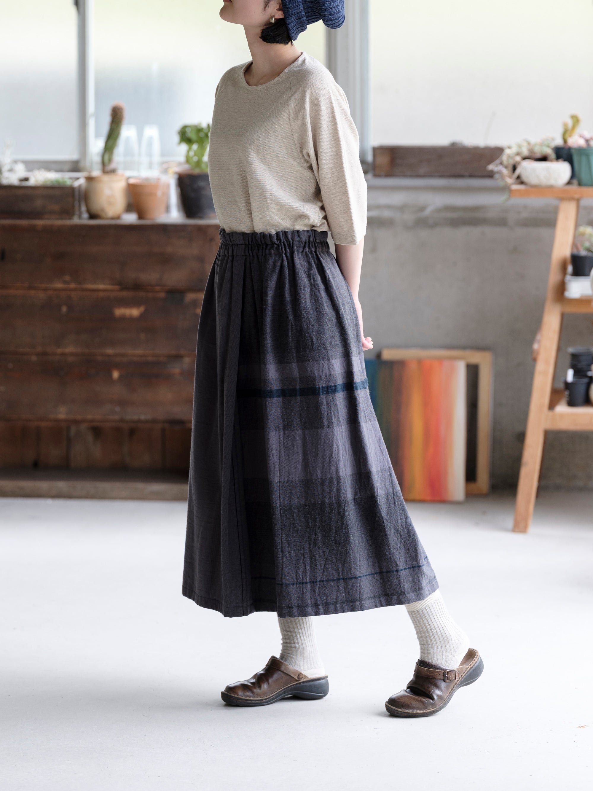 tamaki niime ヲリヲリ　ポワンスカート powan skirt short｜tamaki niime 玉木新雌