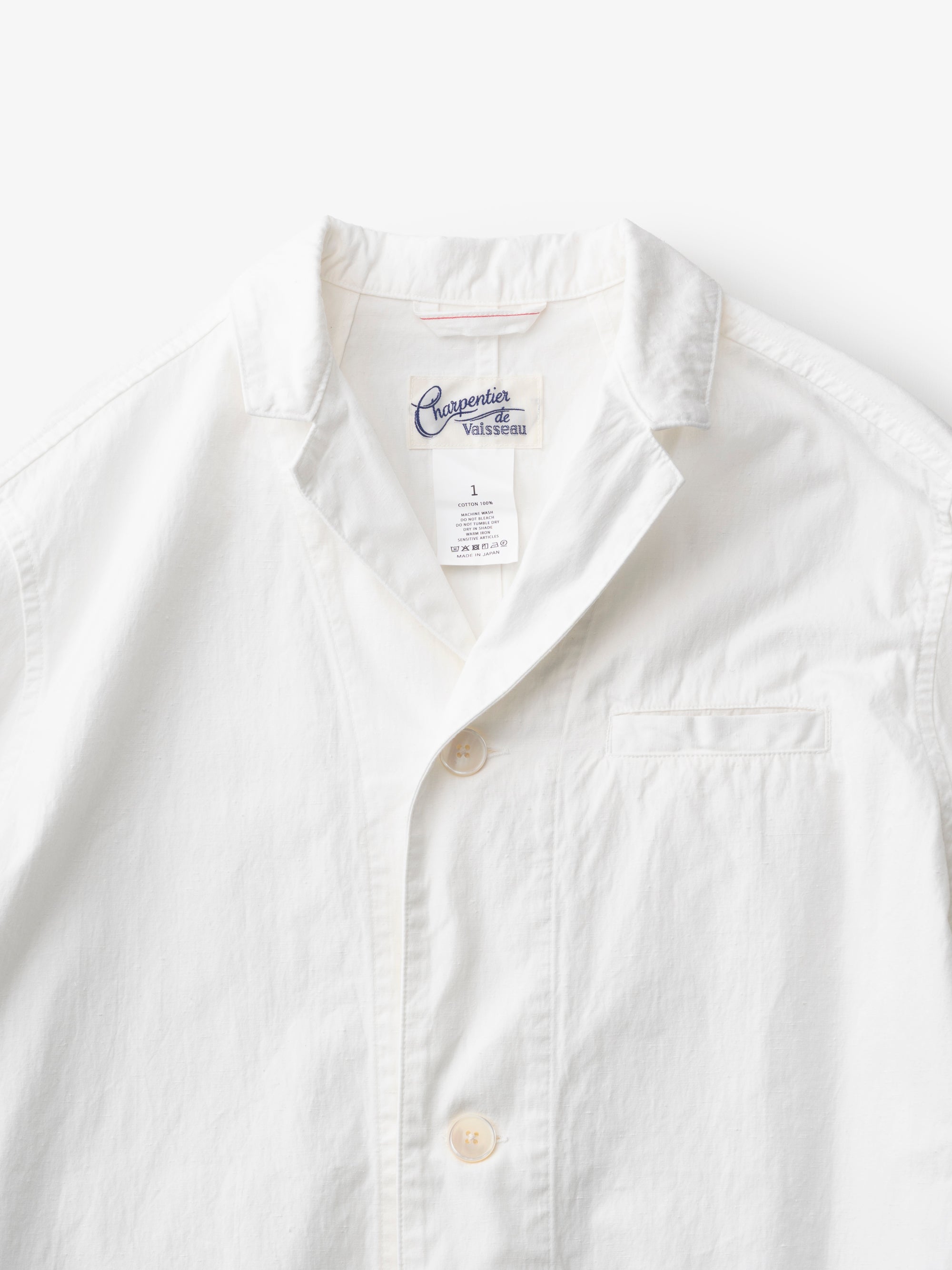 Charpentier de Vaisseau/Tracy/Selvedge Cotton Shop Coat