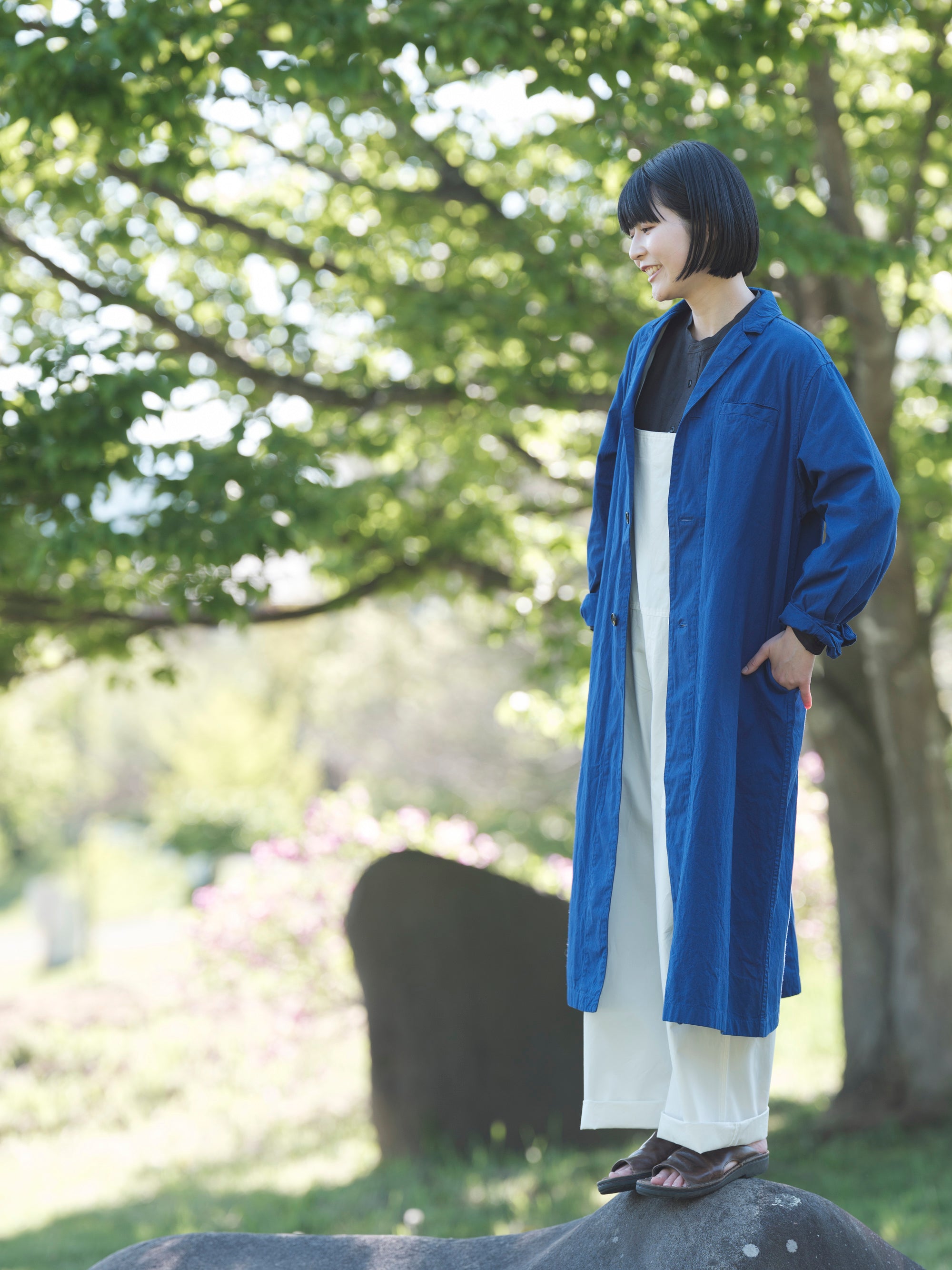 Charpentier de Vaisseau/Tracy/Selvedge Cotton Shop Coat